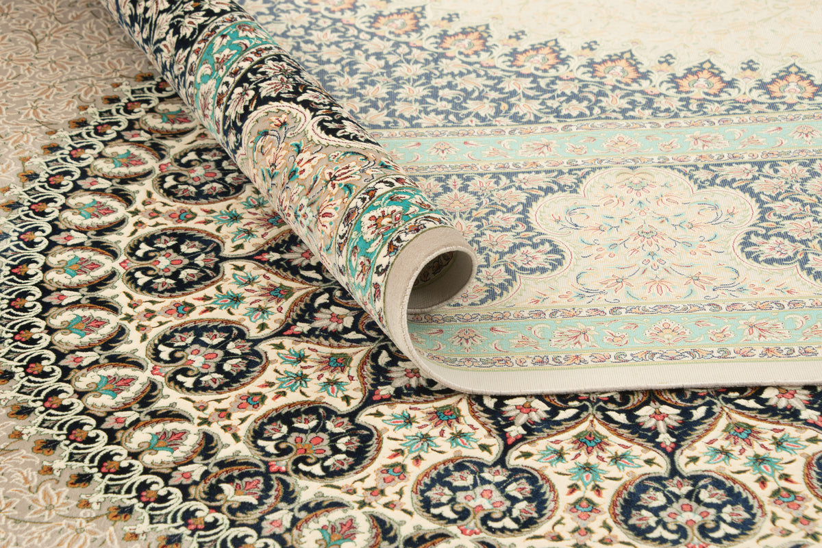Rechteck Teppich Ghom Design in Grau von Hadorn™ - Lifestyle Image