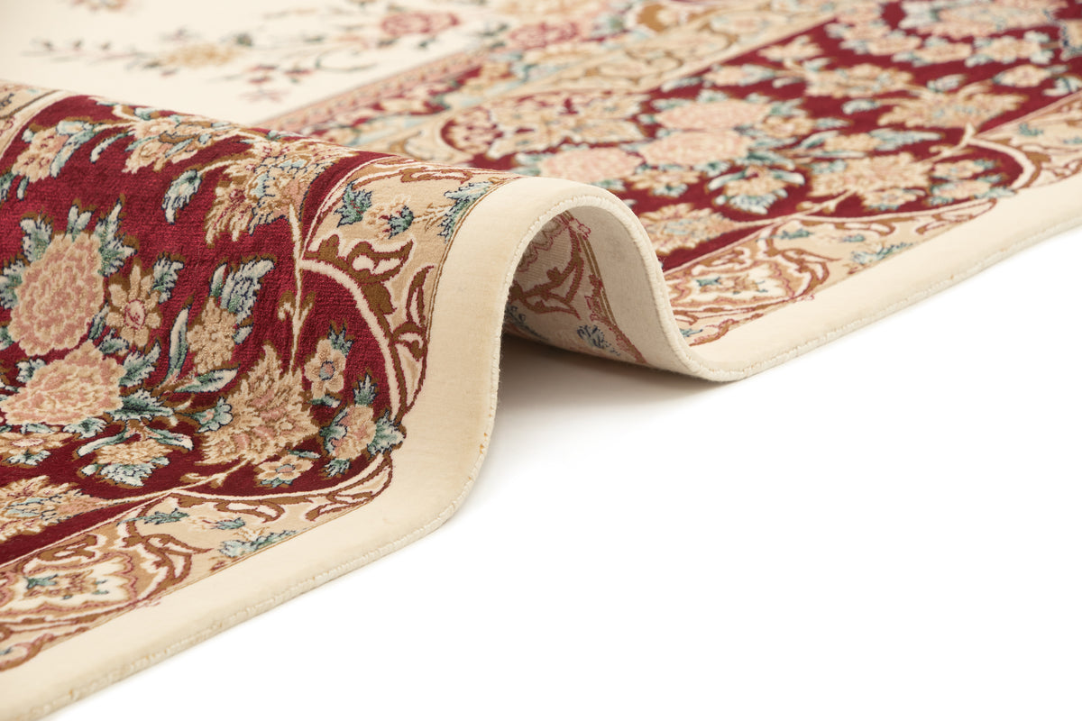 Rechteck Teppich Ghom Design in Beige von Hadorn™ - Lifestyle Image