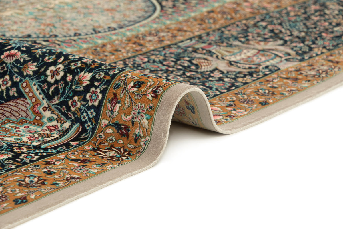 Rechteck Teppich Ghom Design in Grau von Hadorn™ - Lifestyle Image