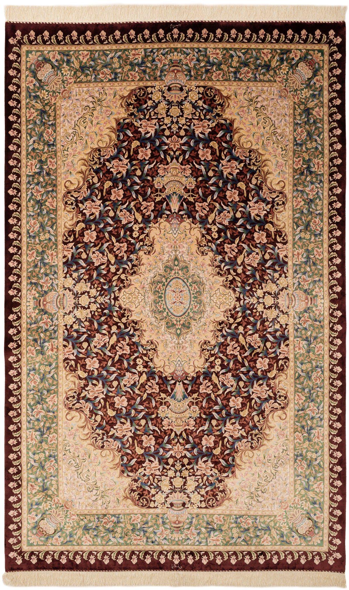 Rechteck Teppich Ghom Design in Lila von Hadorn™ - Lifestyle Image