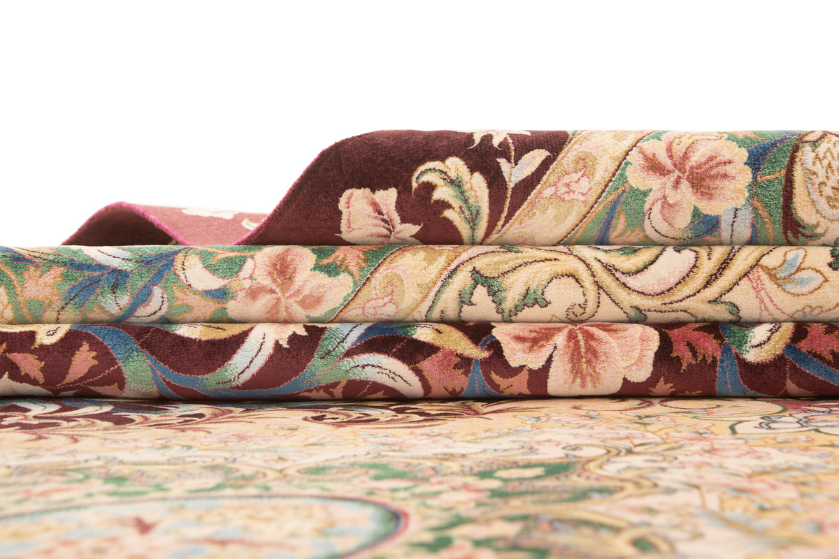 Rechteck Teppich Ghom Design in Lila von Hadorn™ - Lifestyle Image