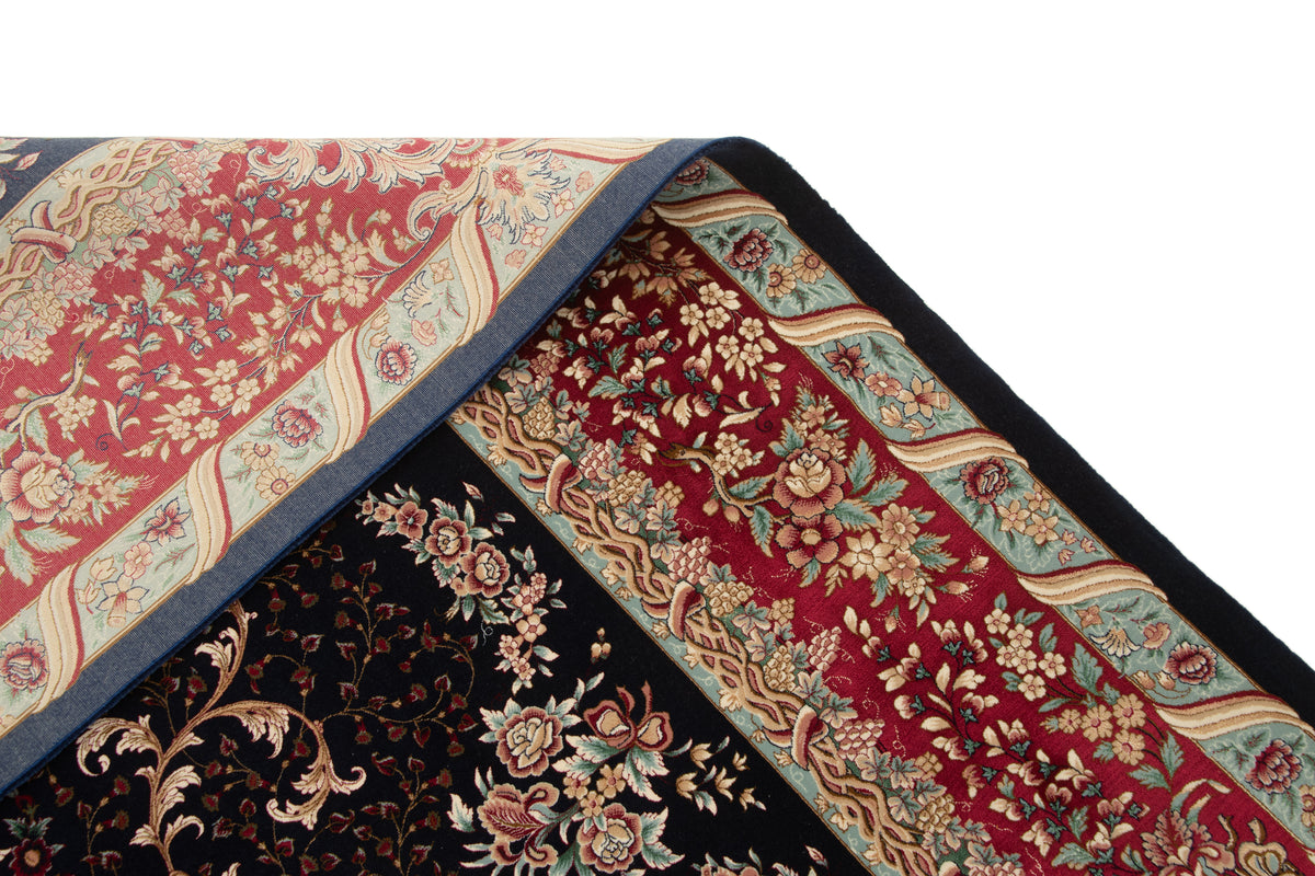 Rechteck Teppich Ghom Design in Dunkelblau von Hadorn™ - Lifestyle Image