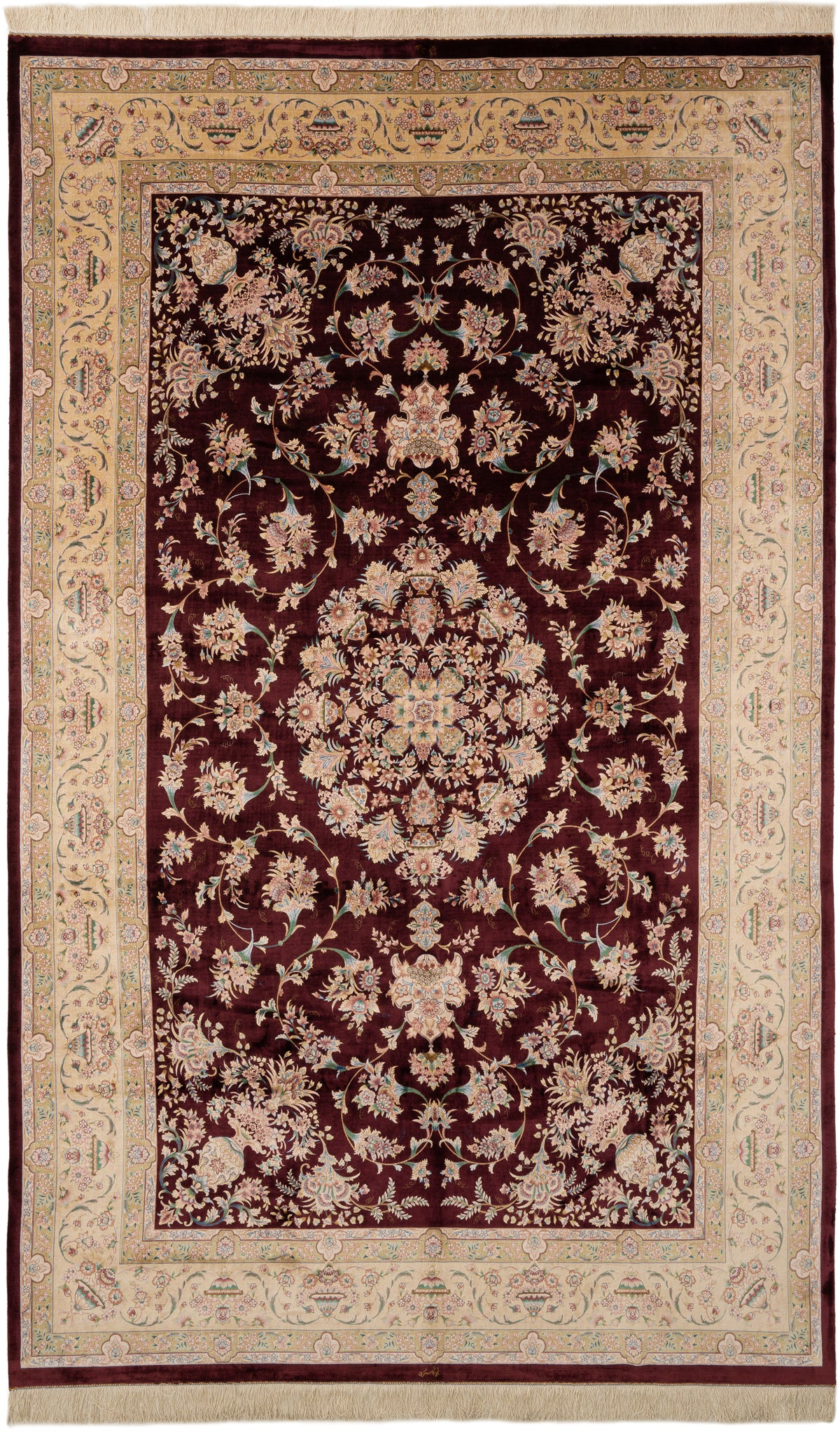 Rechteck Teppich Ghom Design in Lila von Hadorn™ - Lifestyle Image