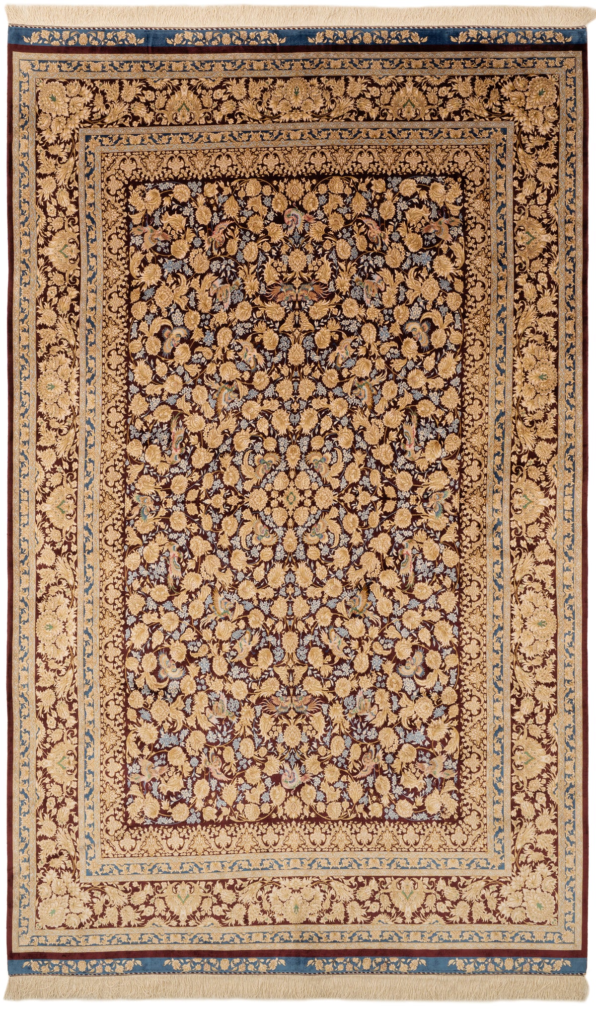 Rechteck Teppich Ghom Design in Braun von Hadorn™ - Lifestyle Image