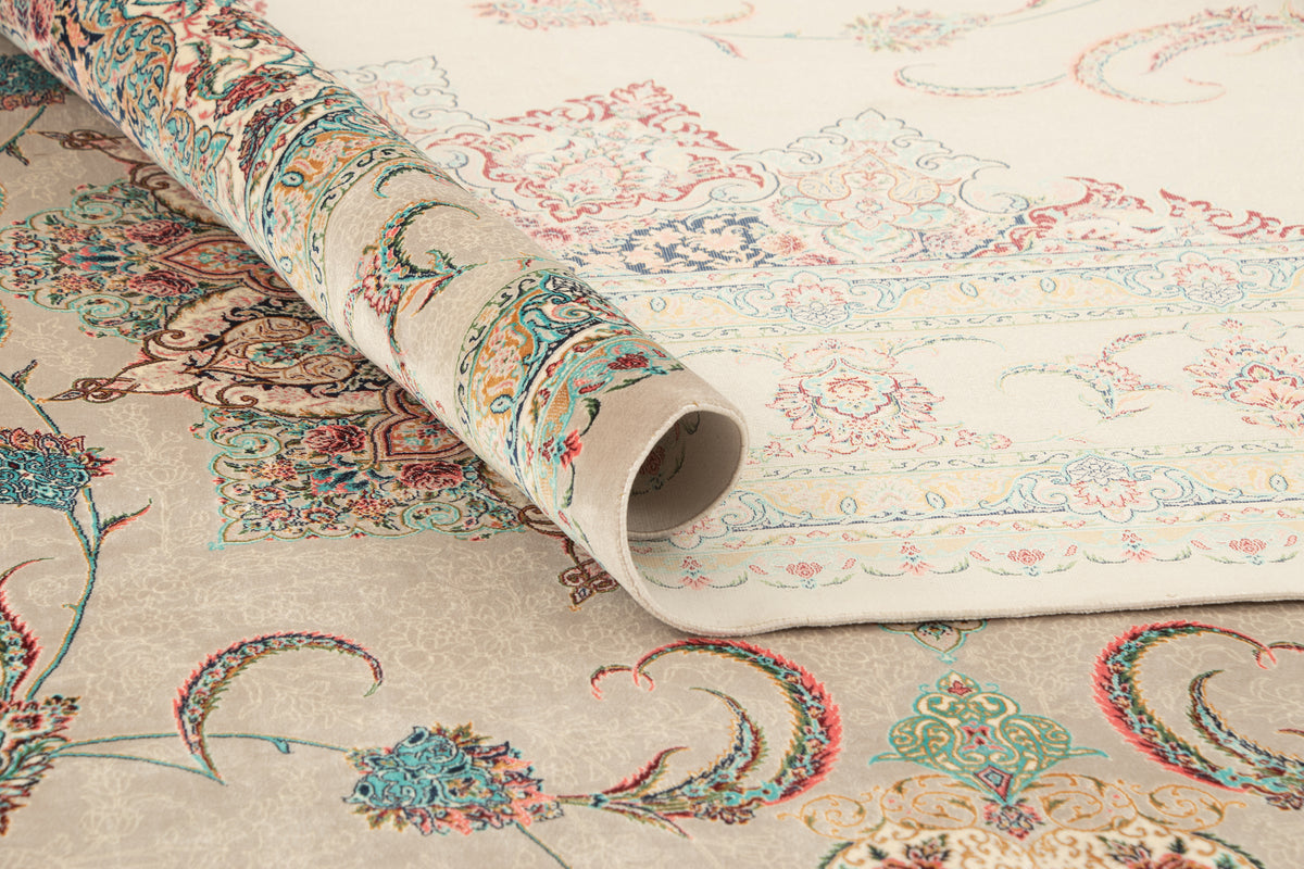 Rechteck Teppich Ghom Design in Grau von Hadorn™ - Lifestyle Image