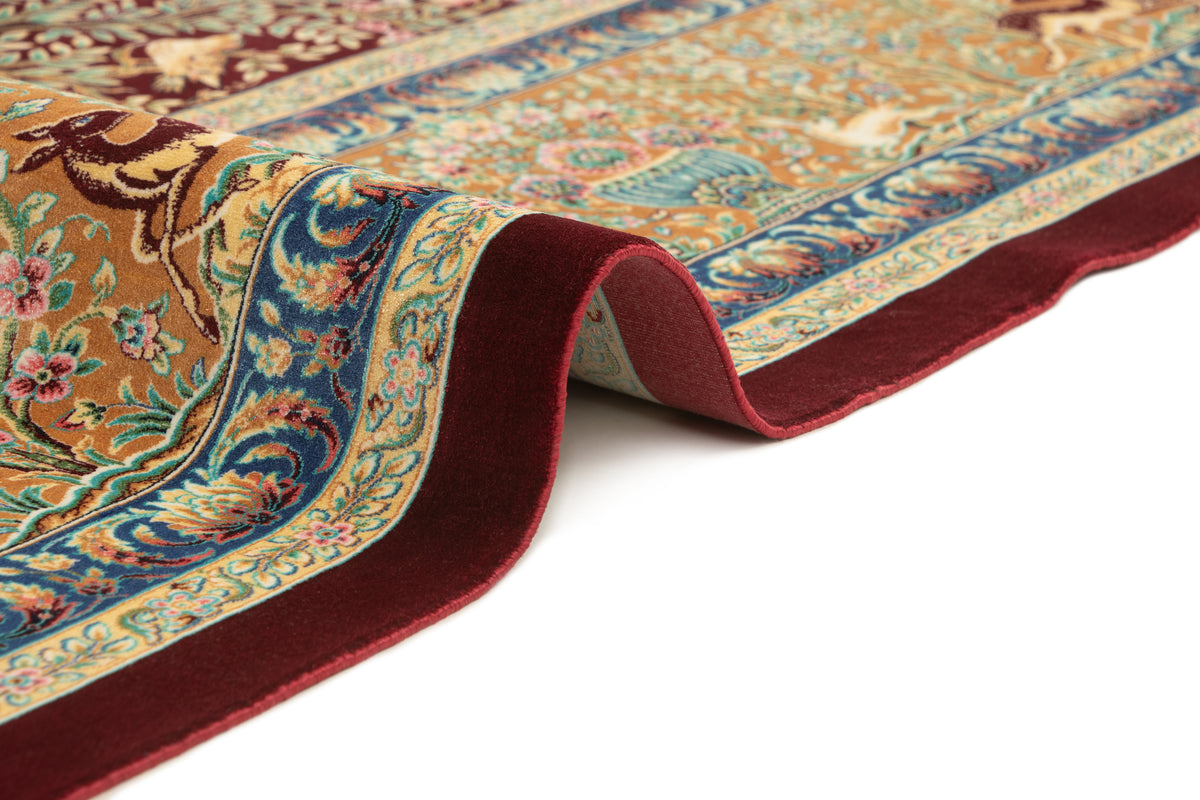 Rechteck Teppich Ghom Design in Rot von Hadorn™ - Lifestyle Image