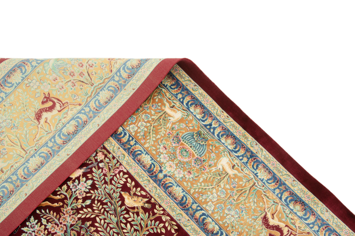 Rechteck Teppich Ghom Design in Rot von Hadorn™ - Lifestyle Image