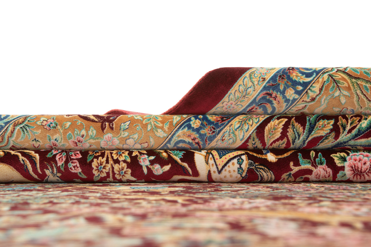 Rechteck Teppich Ghom Design in Rot von Hadorn™ - Lifestyle Image