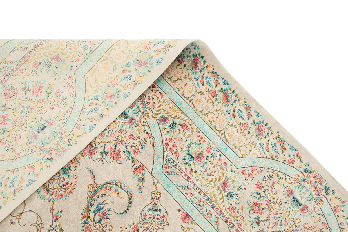 Rechteck Teppich Ghom Design in Grau von Hadorn™ - Lifestyle Image