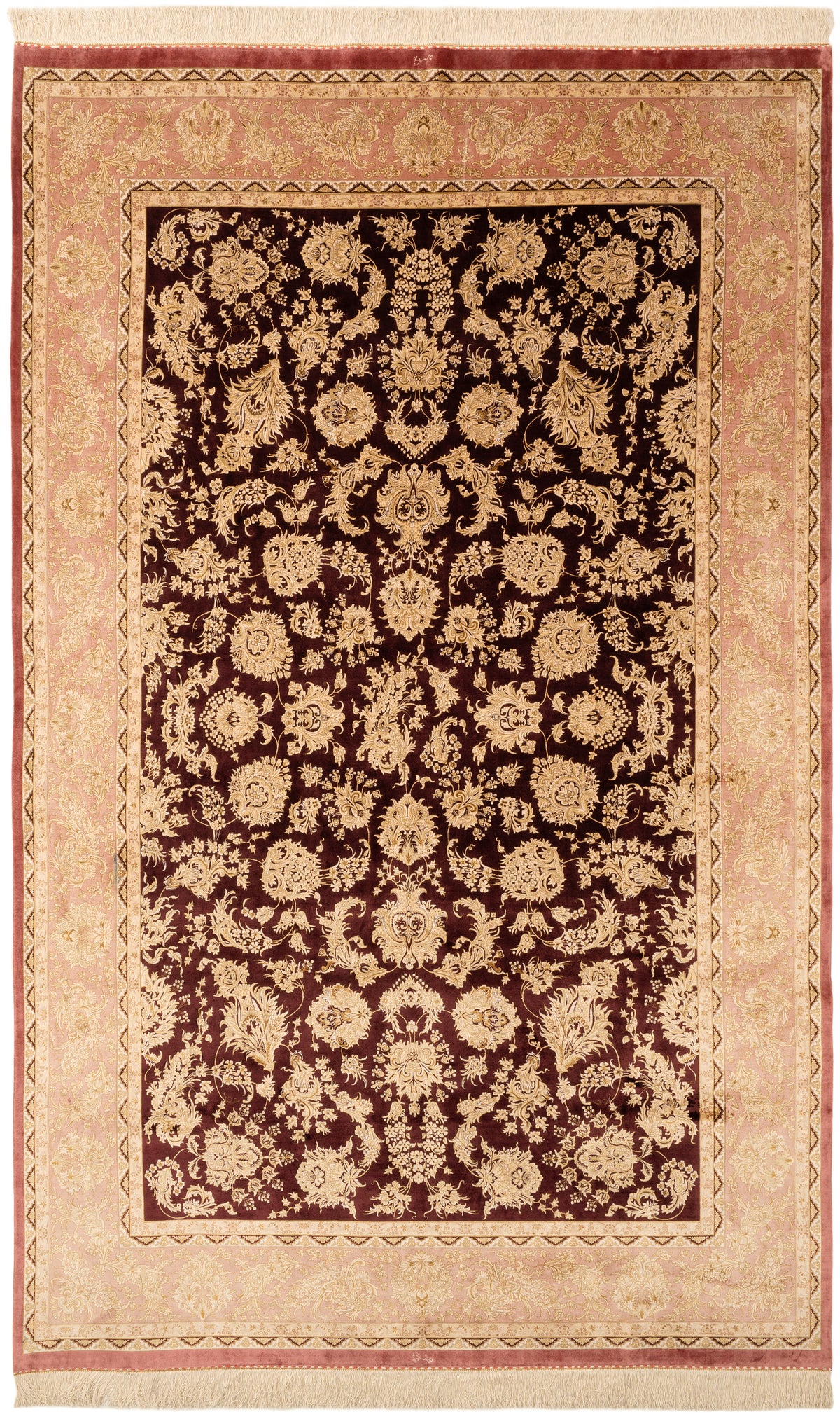 Rechteck Teppich Ghom Design in Lila von Hadorn™ - Lifestyle Image
