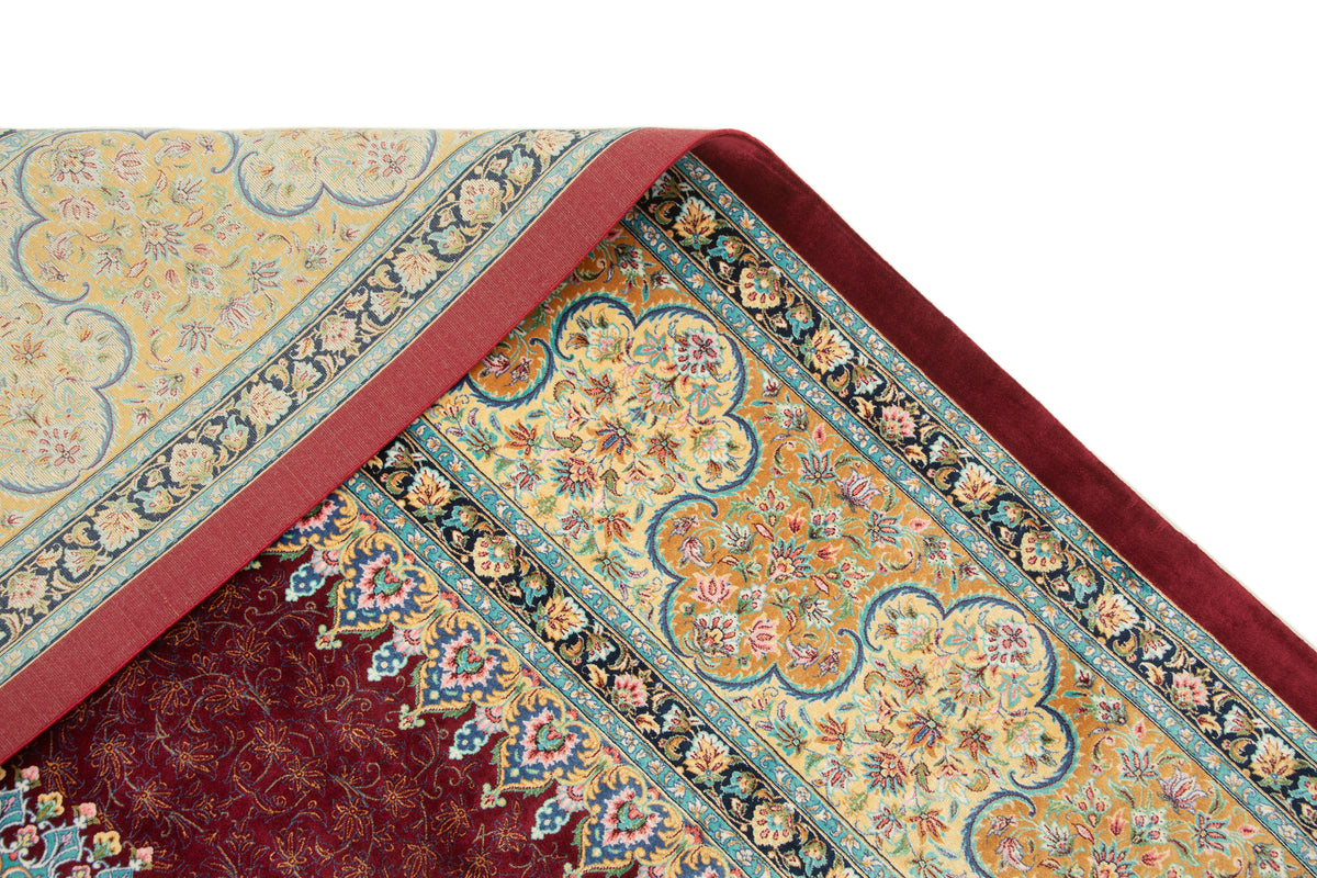 Rechteck Teppich Ghom Design in Rot von Hadorn™ - Lifestyle Image