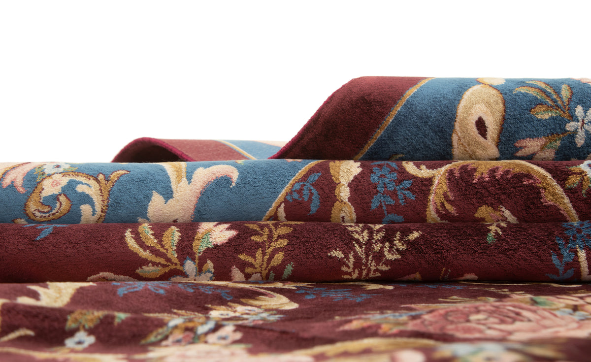 Rechteck Teppich Ghom Design in Lila von Hadorn™ - Lifestyle Image