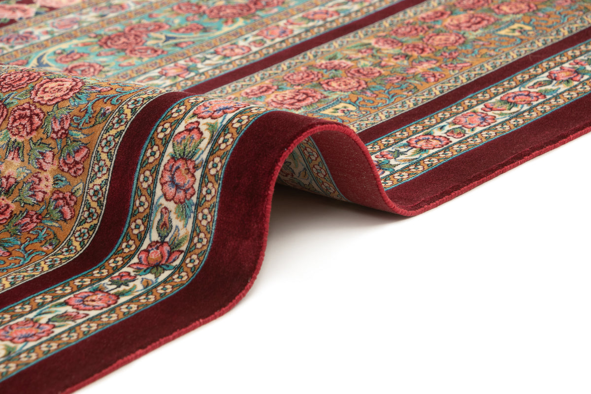Rechteck Teppich Ghom Design in Rot von Hadorn™ - Lifestyle Image