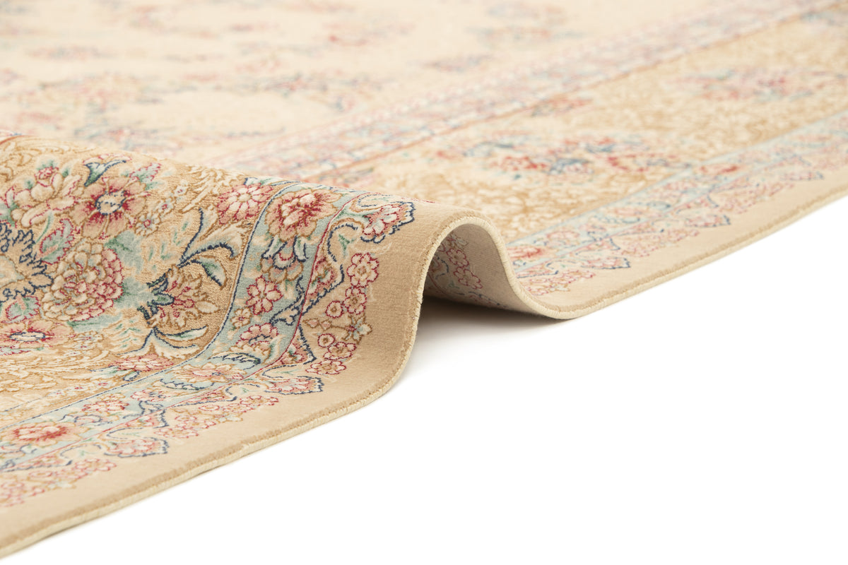 Rechteck Teppich Ghom Design in Beige von Hadorn™ - Lifestyle Image