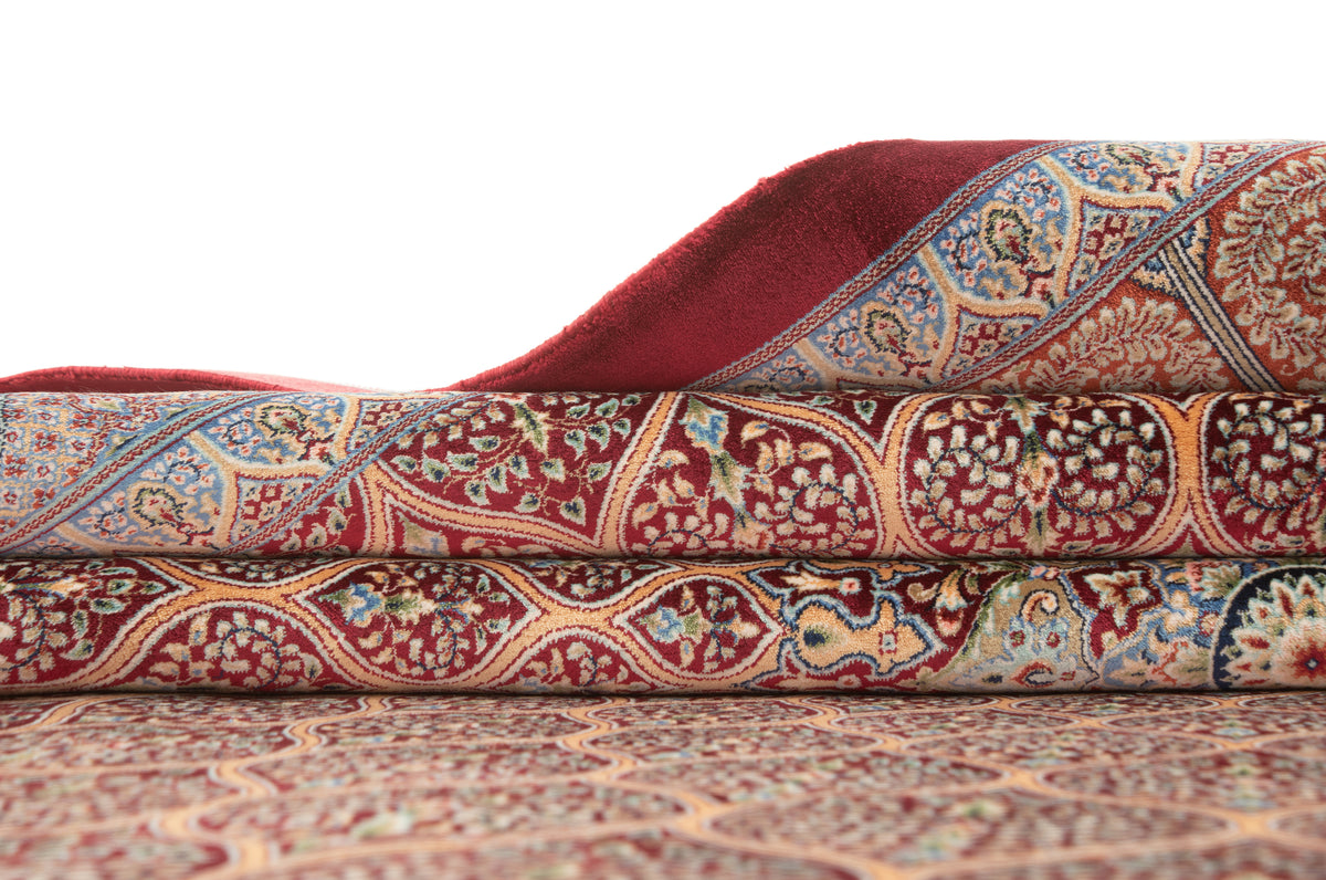 Rechteck Teppich Ghom Design in Rot von Hadorn™ - Lifestyle Image
