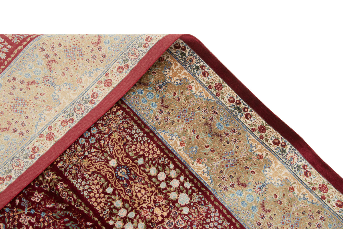 Rechteck Teppich Ghom Design in Rot von Hadorn™ - Lifestyle Image