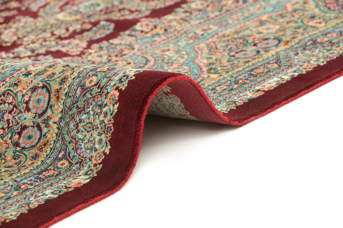 Rechteck Teppich Ghom Design in Rot von Hadorn™ - Lifestyle Image