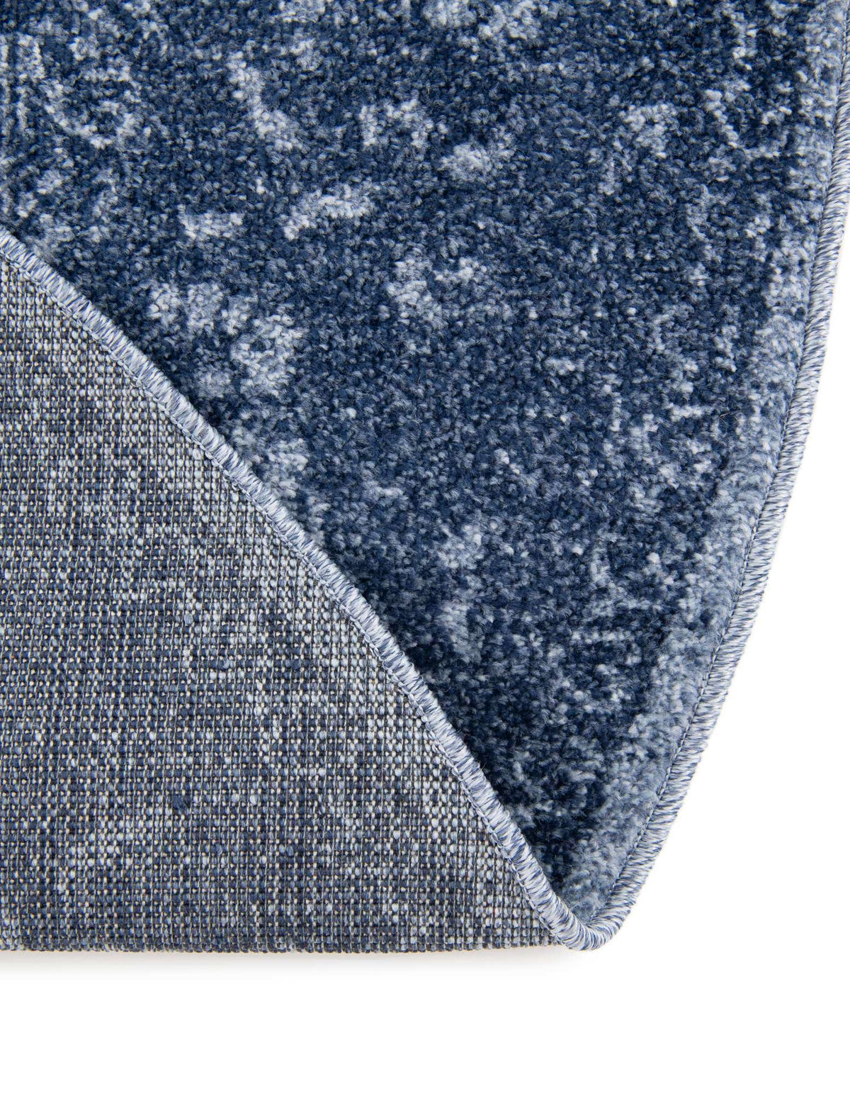 Rund Teppich Vista in Blau von Hadorn™ - Lifestyle Image