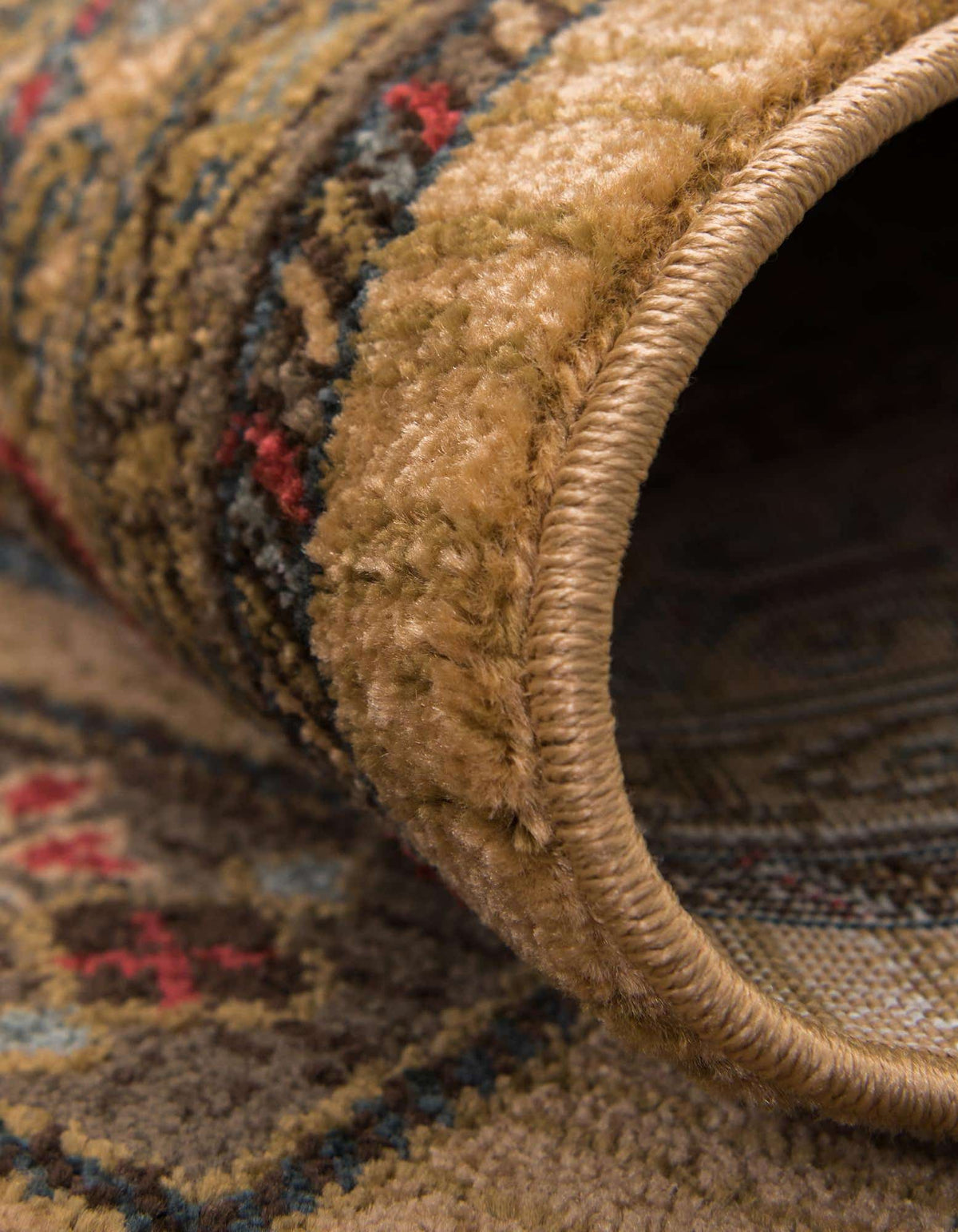 Rechteck Teppich Kashkuli Gabbeh in Tan von Hadorn™ - Lifestyle Image
