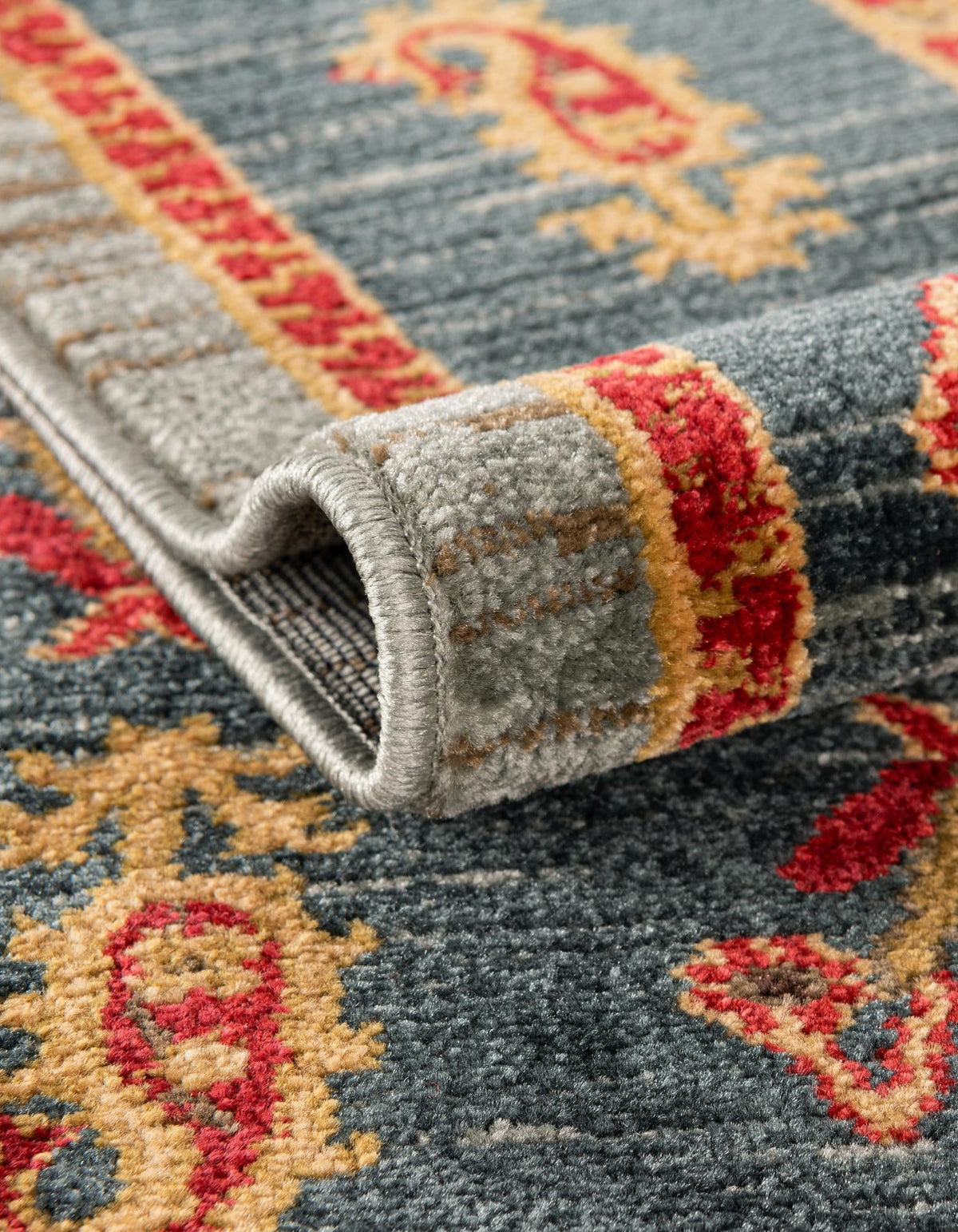 Rechteck Teppich Kashkuli Gabbeh in Hellblau von Hadorn™ - Lifestyle Image