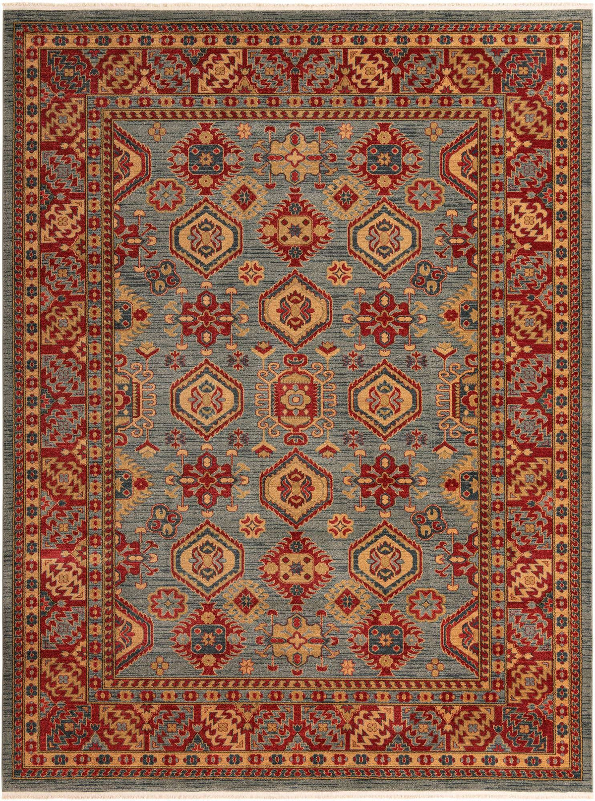 Rechteck Teppich Serapi in Hellblau von Hadorn™ - Lifestyle Image