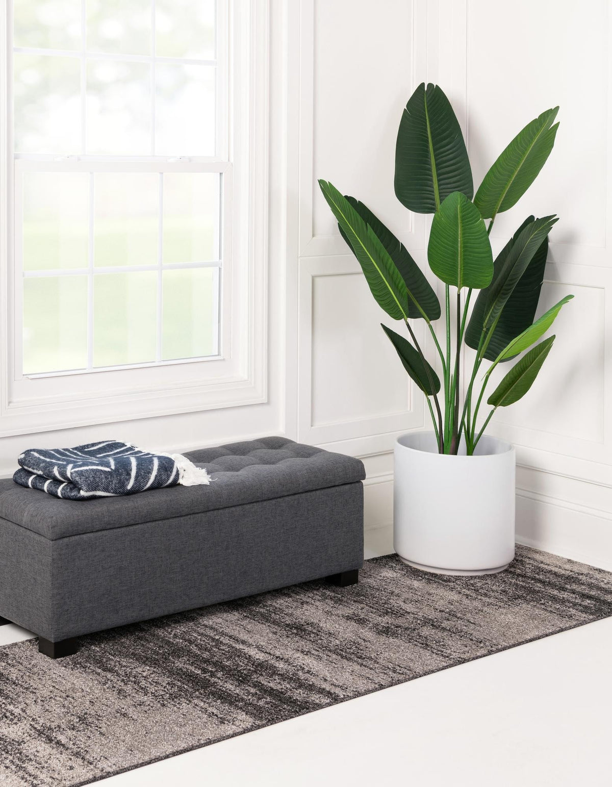 Läufer Teppich Loft in Dunkelgrau von Hadorn™ - Lifestyle Image