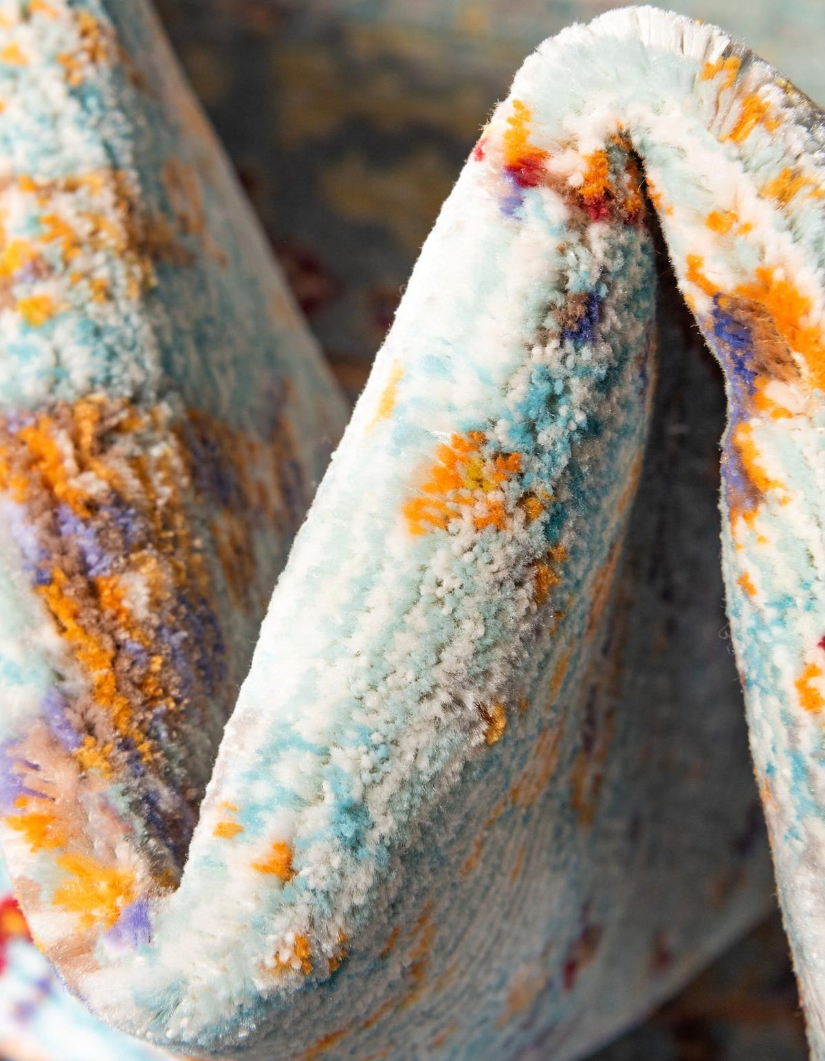 Läufer Teppich Aqua in Hellblau von Hadorn™ - Lifestyle Image