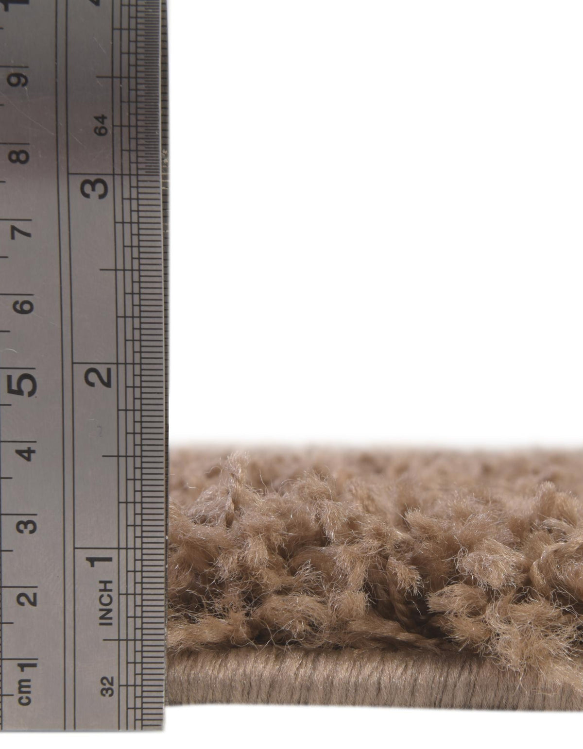 Rechteck Hochflorteppich Solid Shag in Braun von Hadorn™ - Lifestyle Image