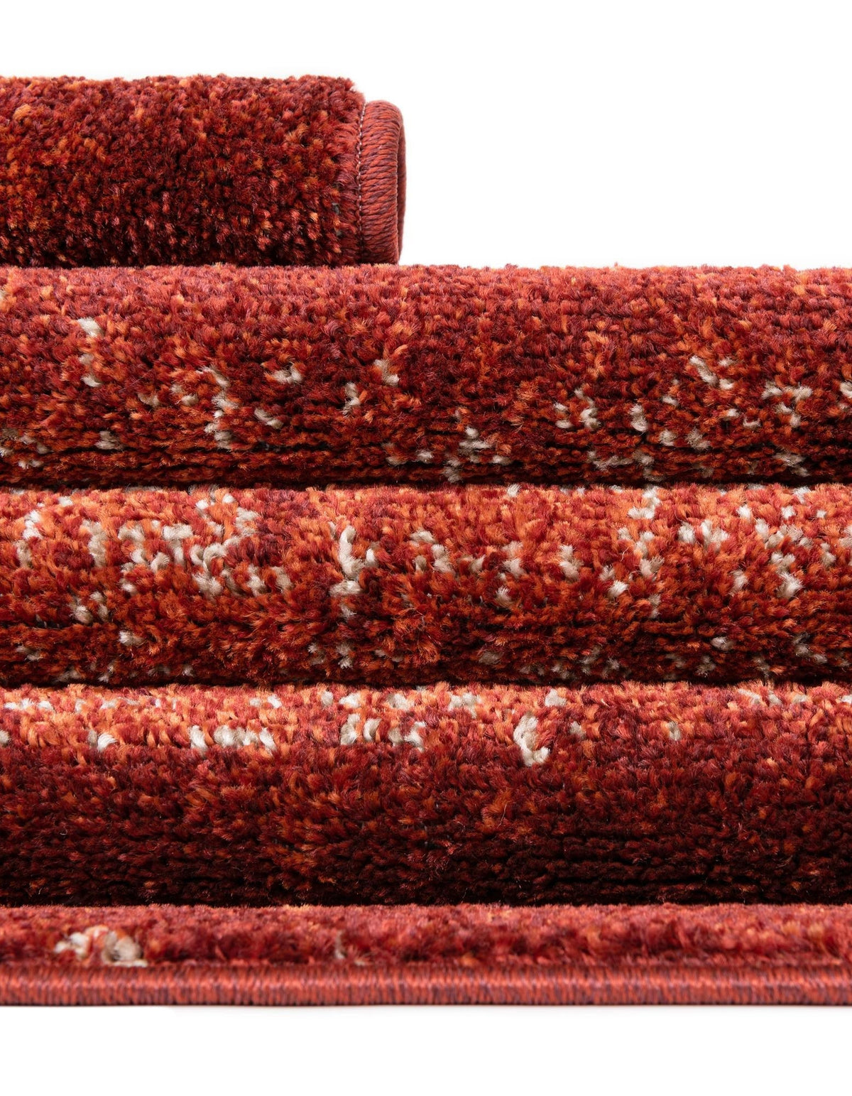 Rund Teppich Loft in Rot von Hadorn™ - Lifestyle Image