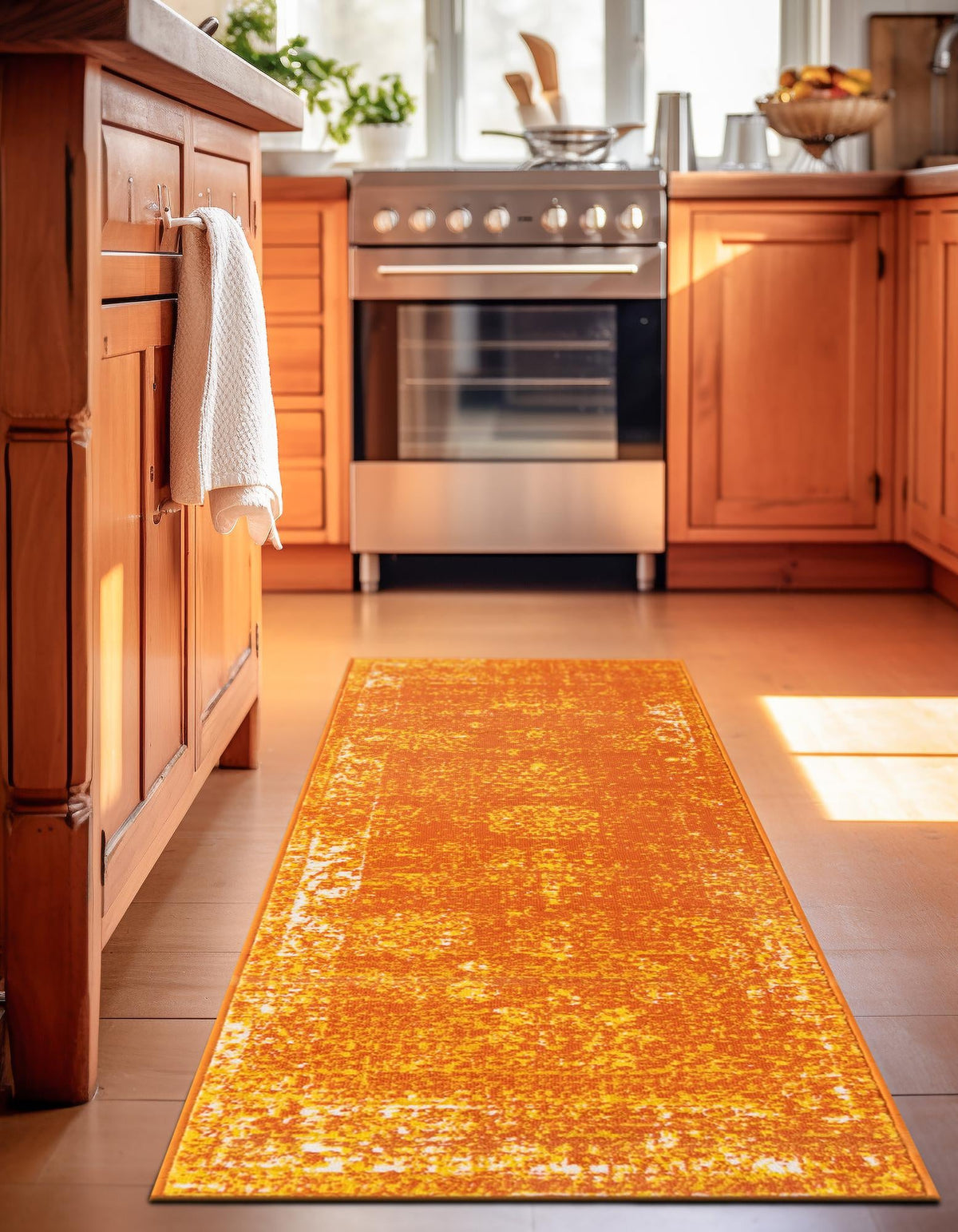 Läufer Teppich Monaco in Orange von Hadorn™ - Lifestyle Image