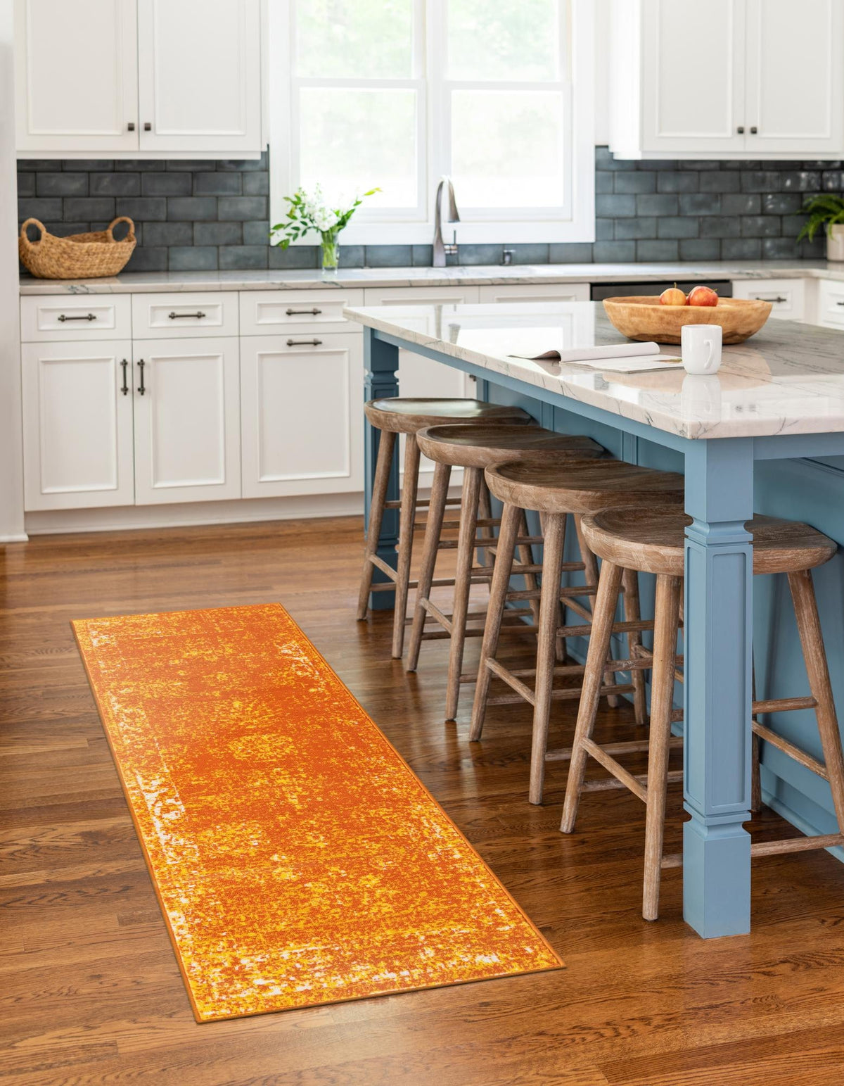 Läufer Teppich Monaco in Orange von Hadorn™ - Lifestyle Image