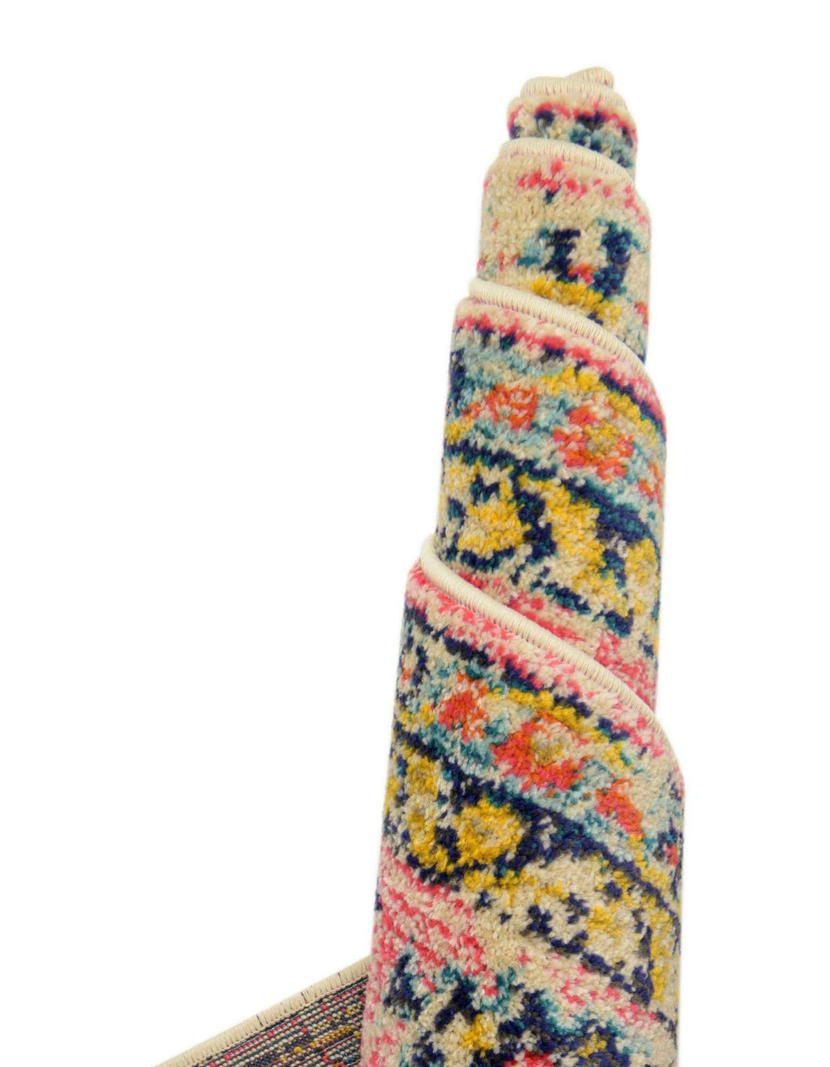 Rund Teppich Alta in Rosa von Hadorn™ - Lifestyle Image