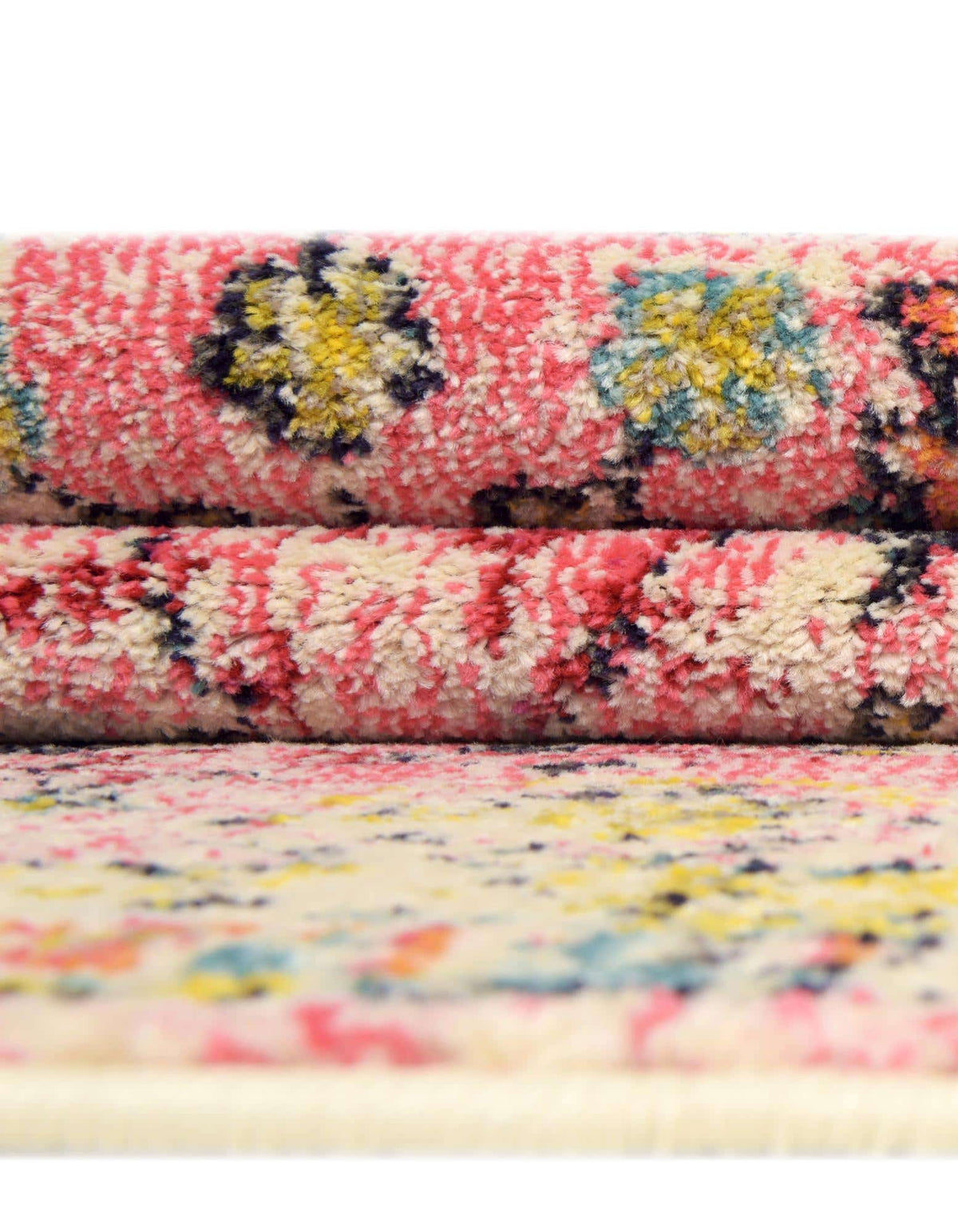 Rund Teppich Alta in Rosa von Hadorn™ - Lifestyle Image
