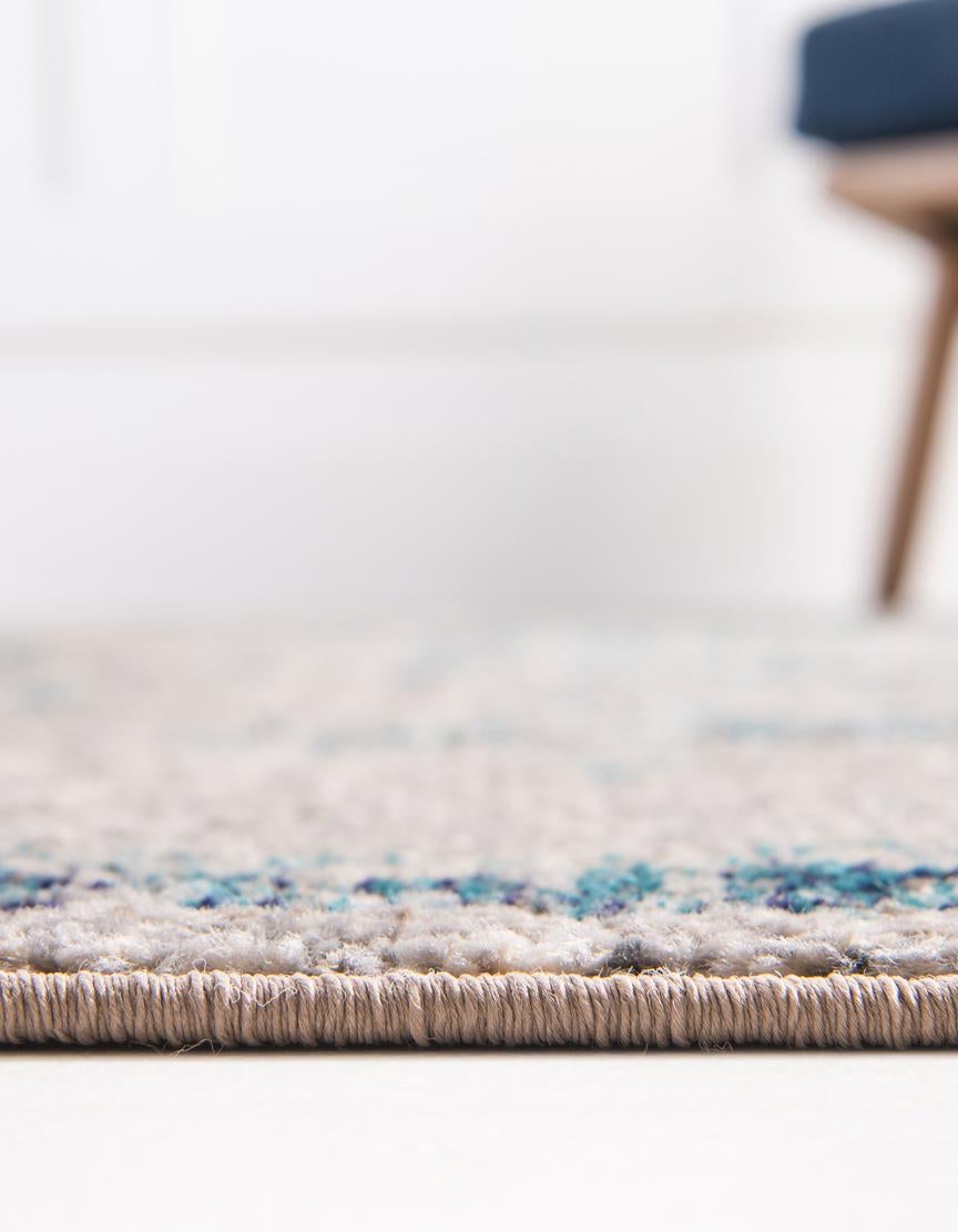 Rund Teppich Carrington in Grau von Hadorn™ - Lifestyle Image