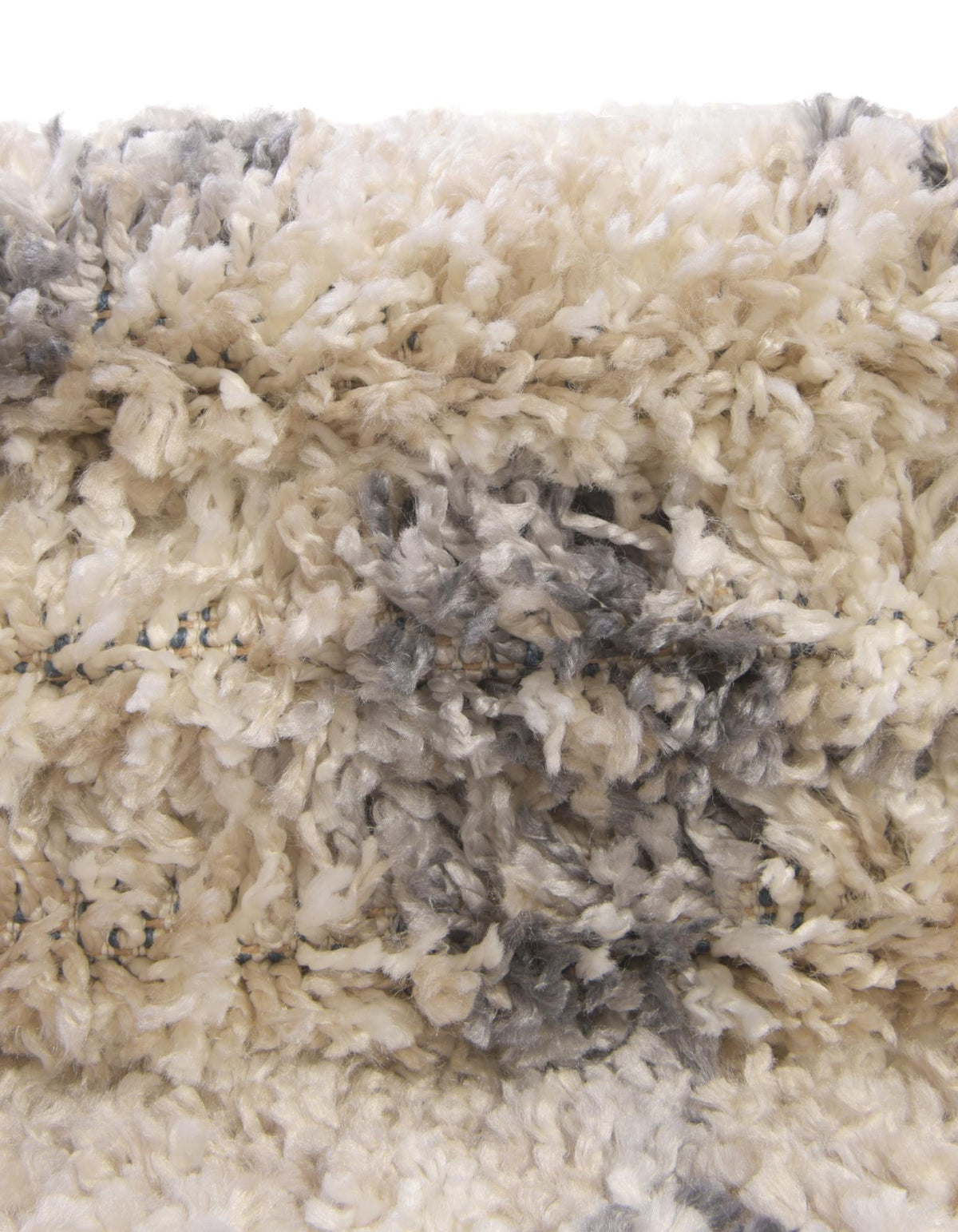 Quadratisch Hochflorteppich Lagom Shag in Beige von Hadorn™ - Lifestyle Image