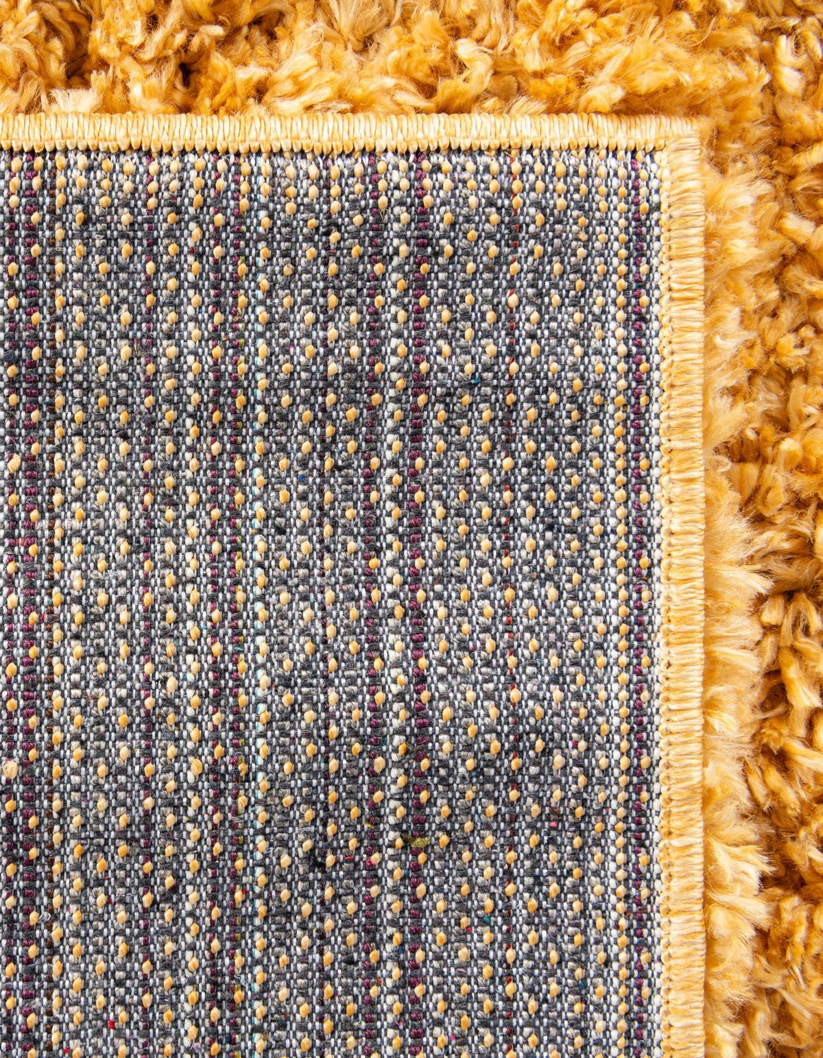Rechteck Hochflorteppich Zermatt Shag in Gelb von Hadorn™ - Lifestyle Image