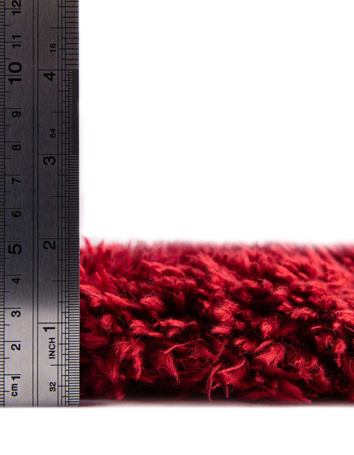 Rechteck Hochflorteppich Infinity Shag in Merlot von Hadorn™ - Lifestyle Image