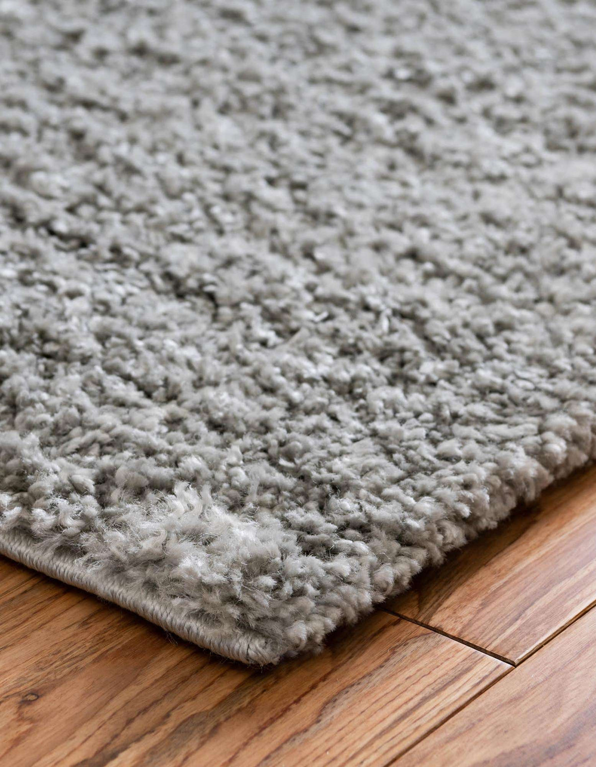 Rechteck Hochflorteppich Soft Solid Shag in Wolkengrau von Hadorn™ - Lifestyle Image