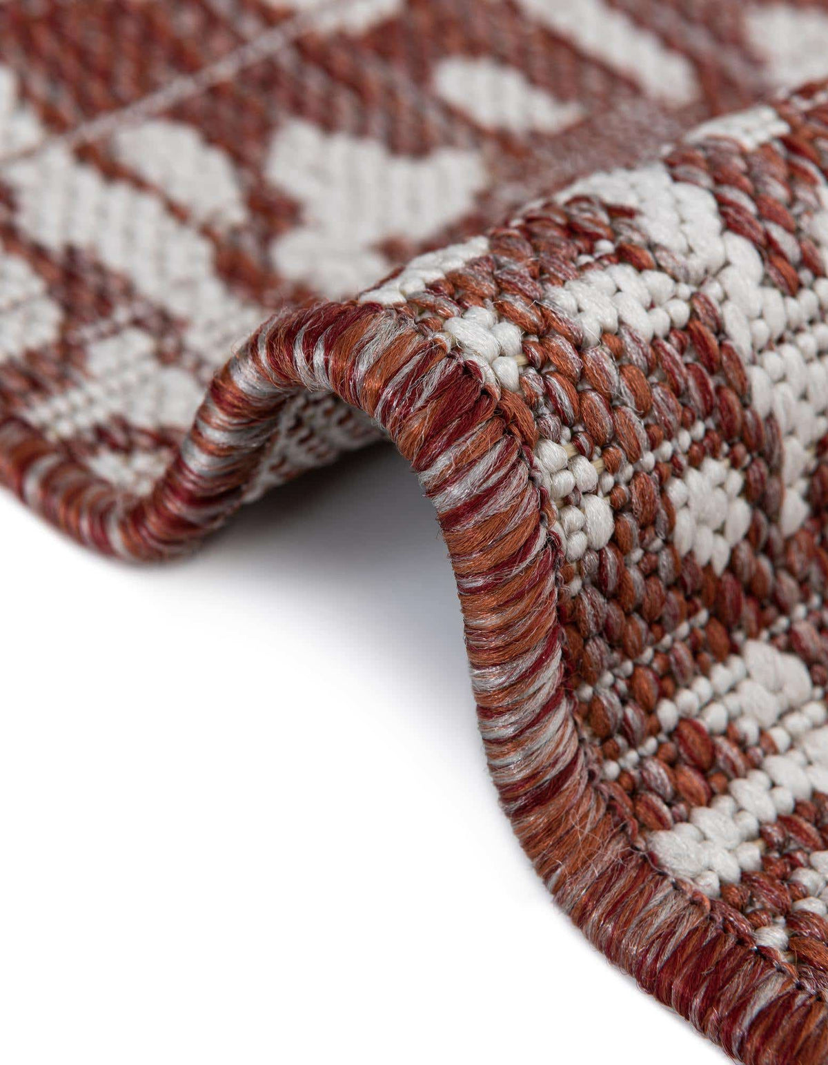 Rechteck Outdoor Teppich Jill Zarin Outdoor in Rostrot von Hadorn™ - Lifestyle Image