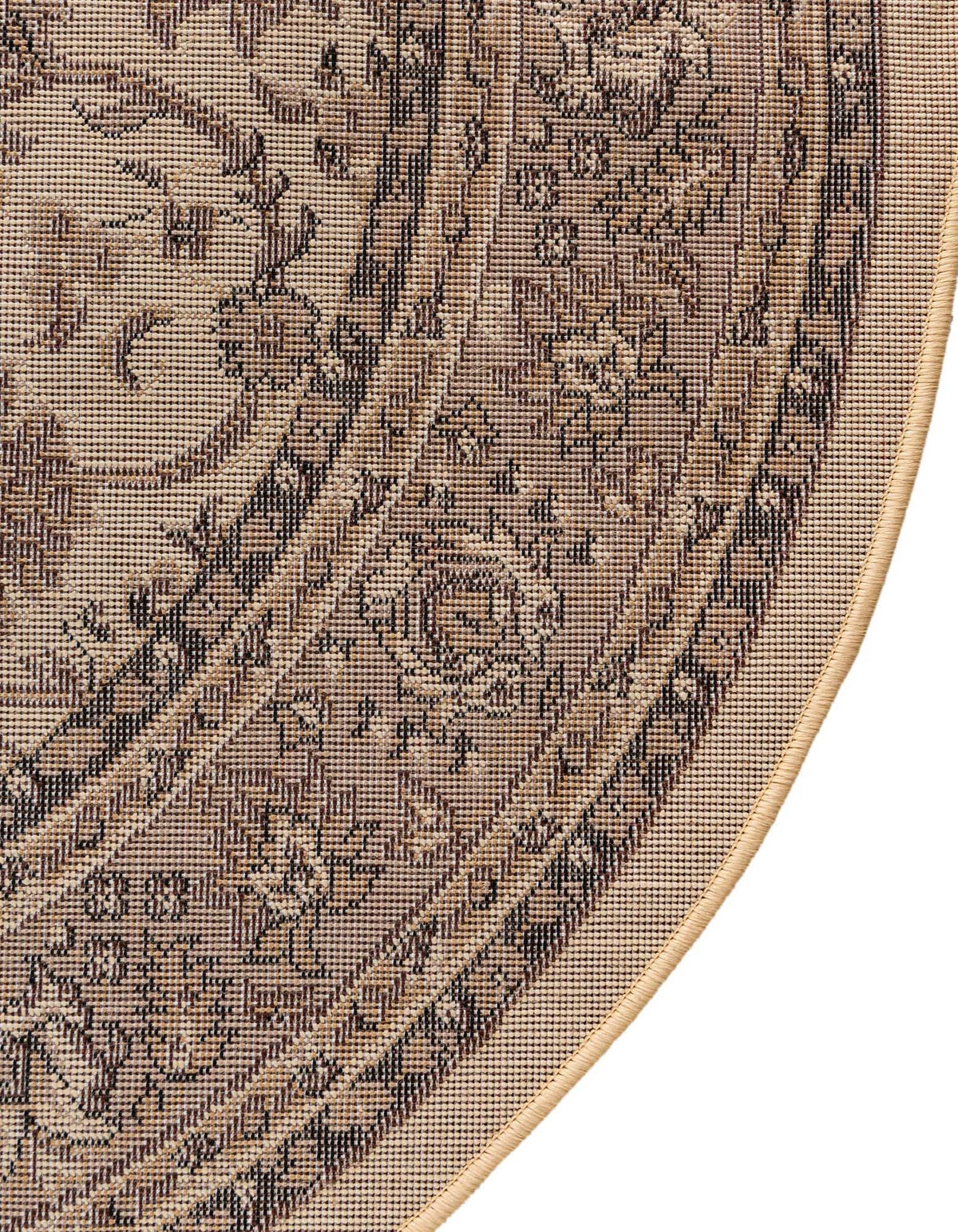 Oval Teppich Kashan Design in Elfenbein von Hadorn™ - Lifestyle Image