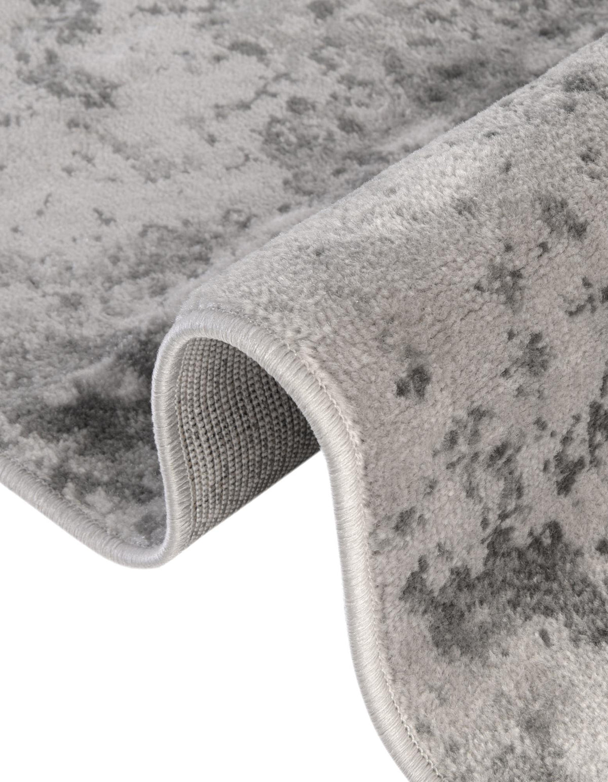 Rund Teppich Metropolis in Hellgrau von Hadorn™ - Lifestyle Image