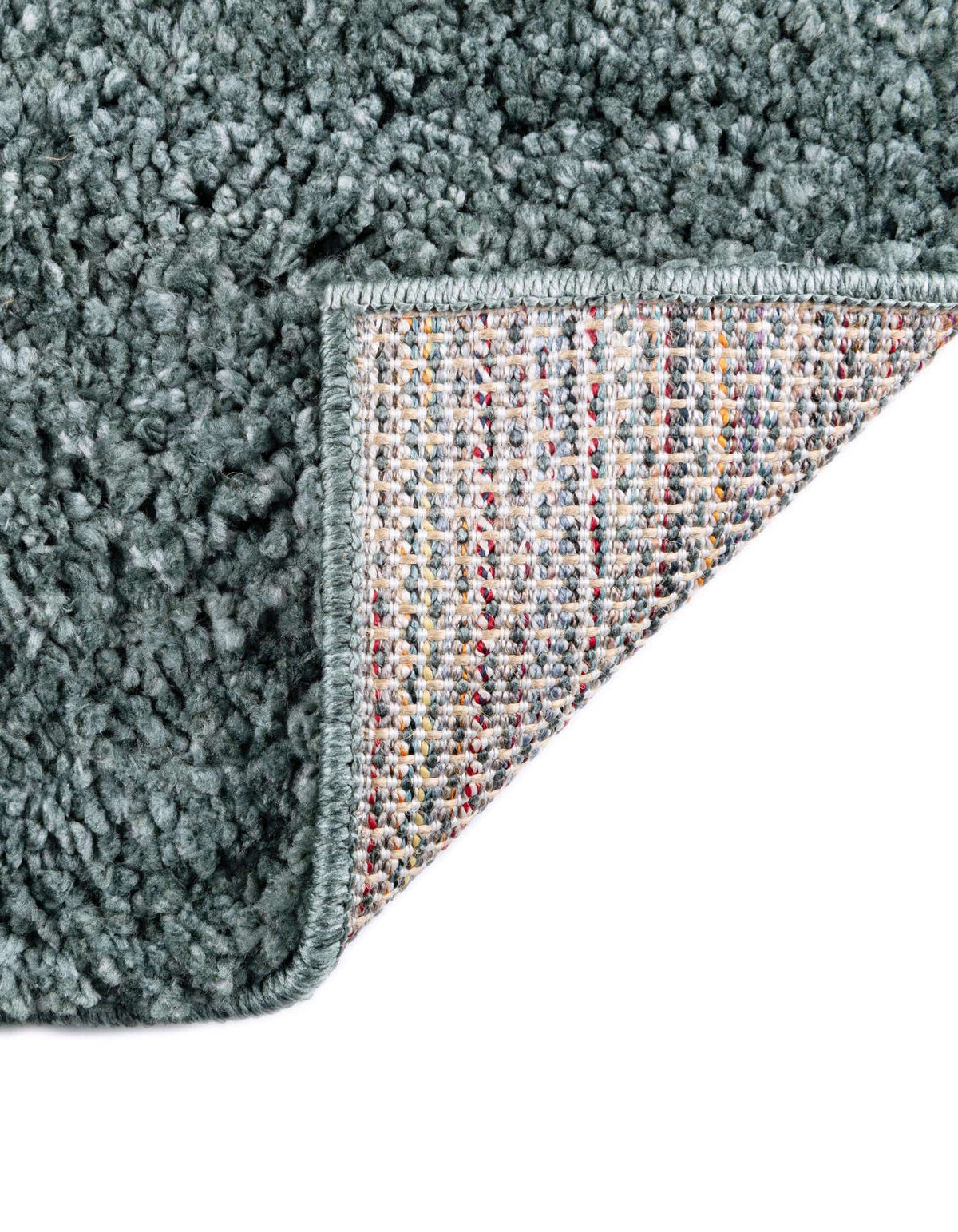 Rechteck Hochflorteppich Jill Zarin Shaggy Chic in Rosmaringrün von Hadorn™ - Lifestyle Image