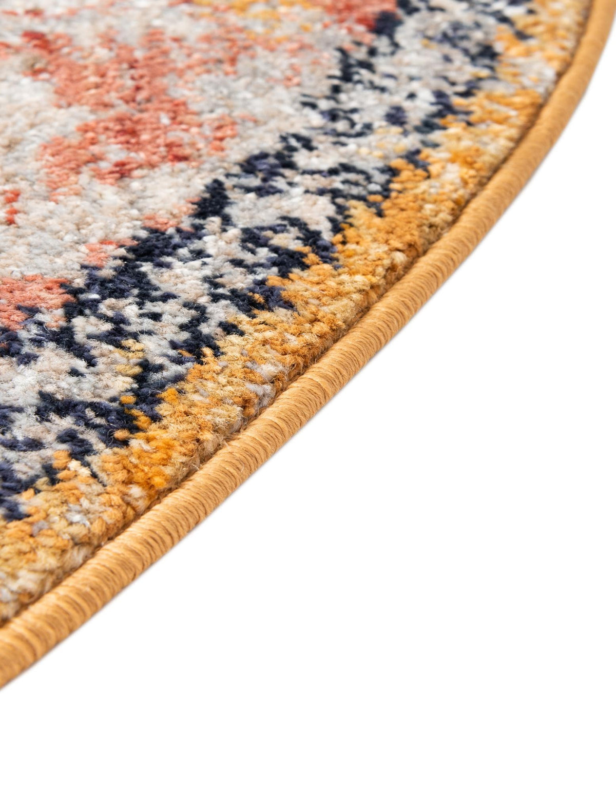 Rund Teppich Lola in Gelb von Hadorn™ - Lifestyle Image