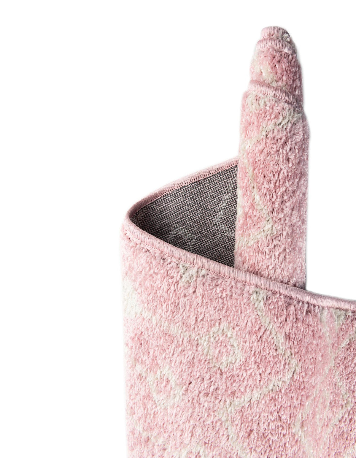 Quadratisch Teppich Moroccan Trellis in Rosa von Hadorn™ - Lifestyle Image