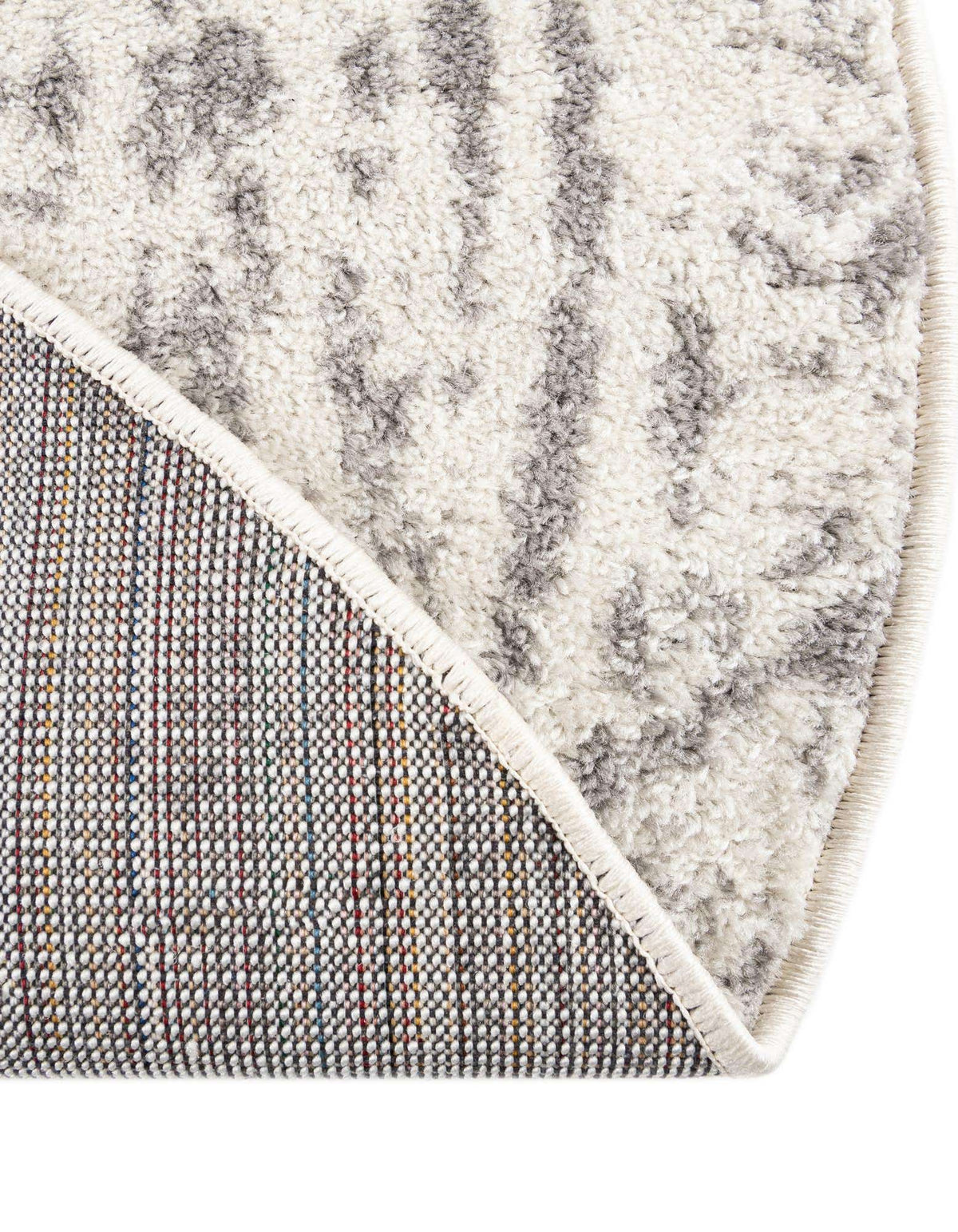 Rund Teppich Lennon in Elfenbein und Grau von Hadorn™ - Lifestyle Image