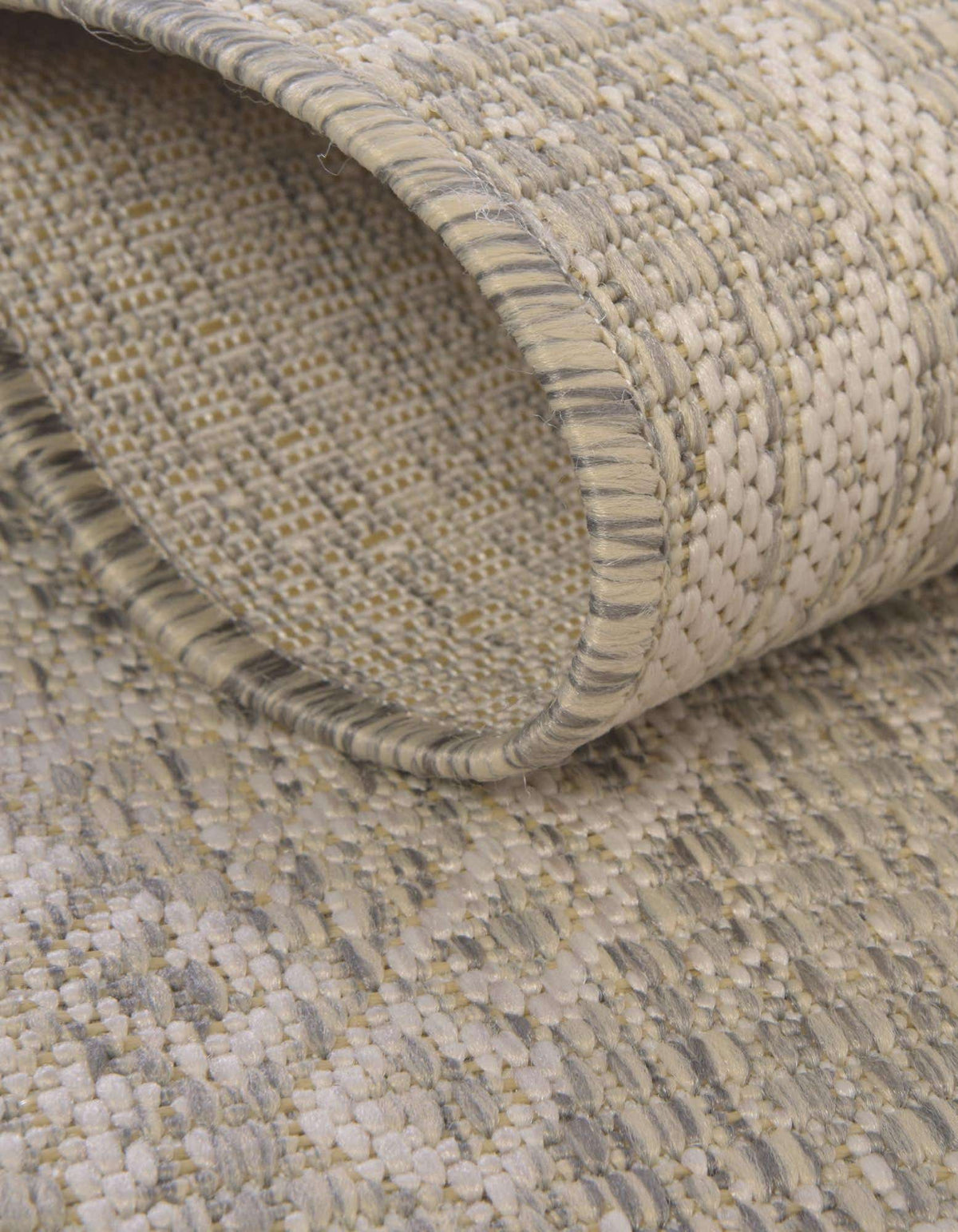 Rund Outdoor Teppich Outdoor Bohemian in Grau von Hadorn™ - Lifestyle Image