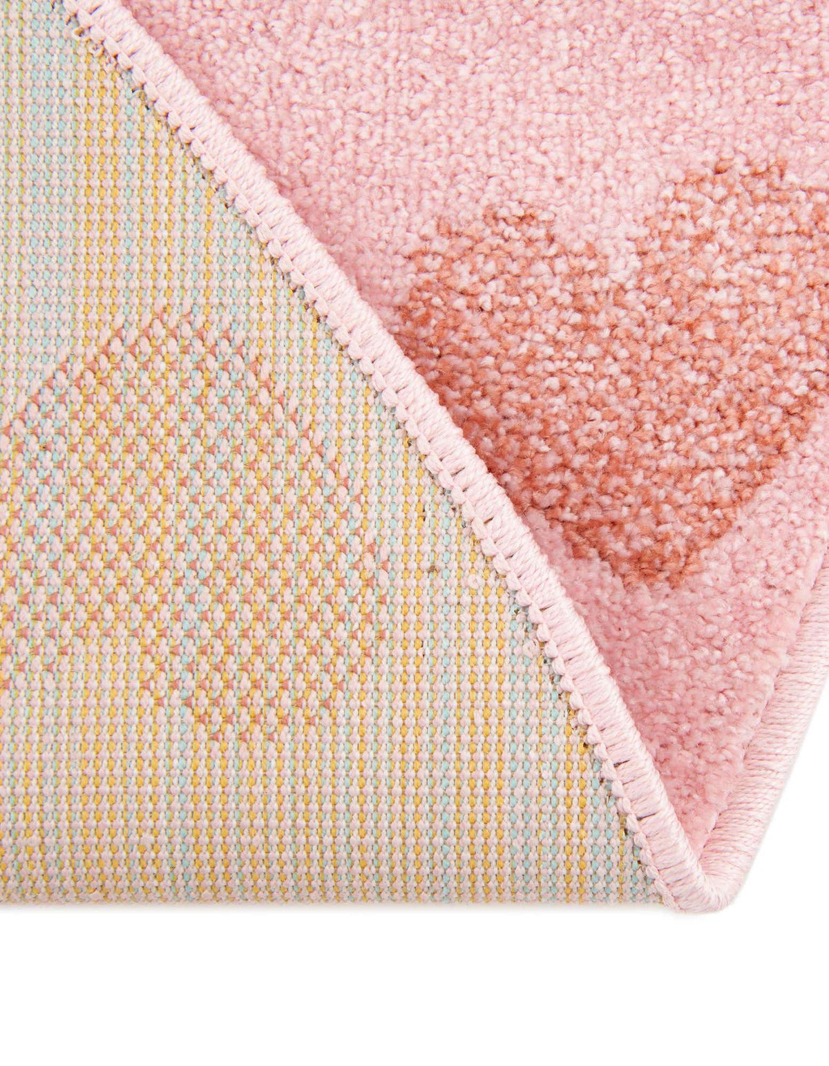 Rund Teppich Whimsy Kids in Rosa von Hadorn™ - Lifestyle Image