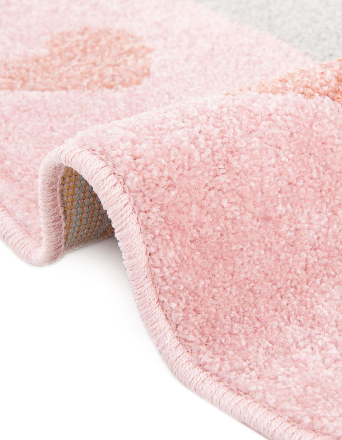 Rund Teppich Whimsy Kids in Rosa von Hadorn™ - Lifestyle Image