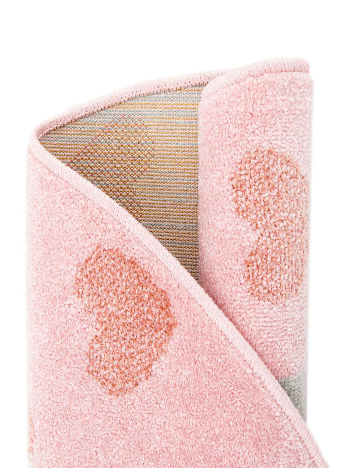 Rund Teppich Whimsy Kids in Rosa von Hadorn™ - Lifestyle Image