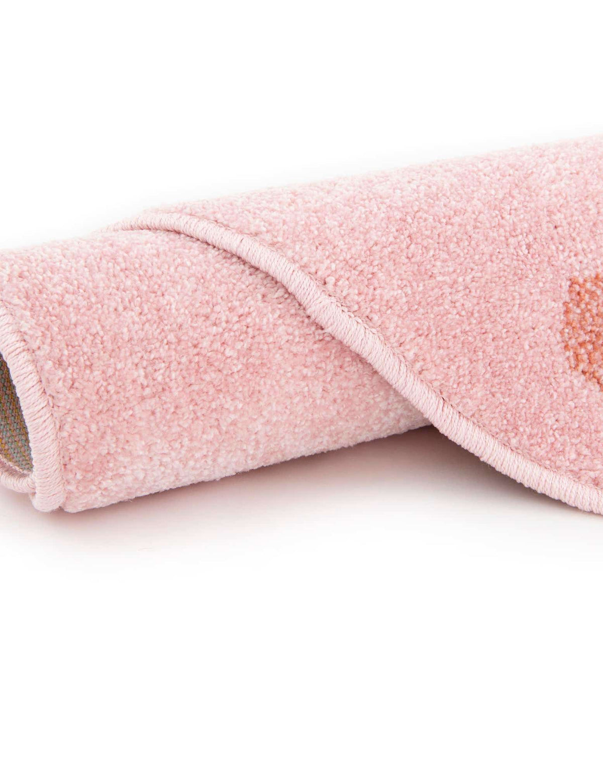 Rund Teppich Whimsy Kids in Rosa von Hadorn™ - Lifestyle Image